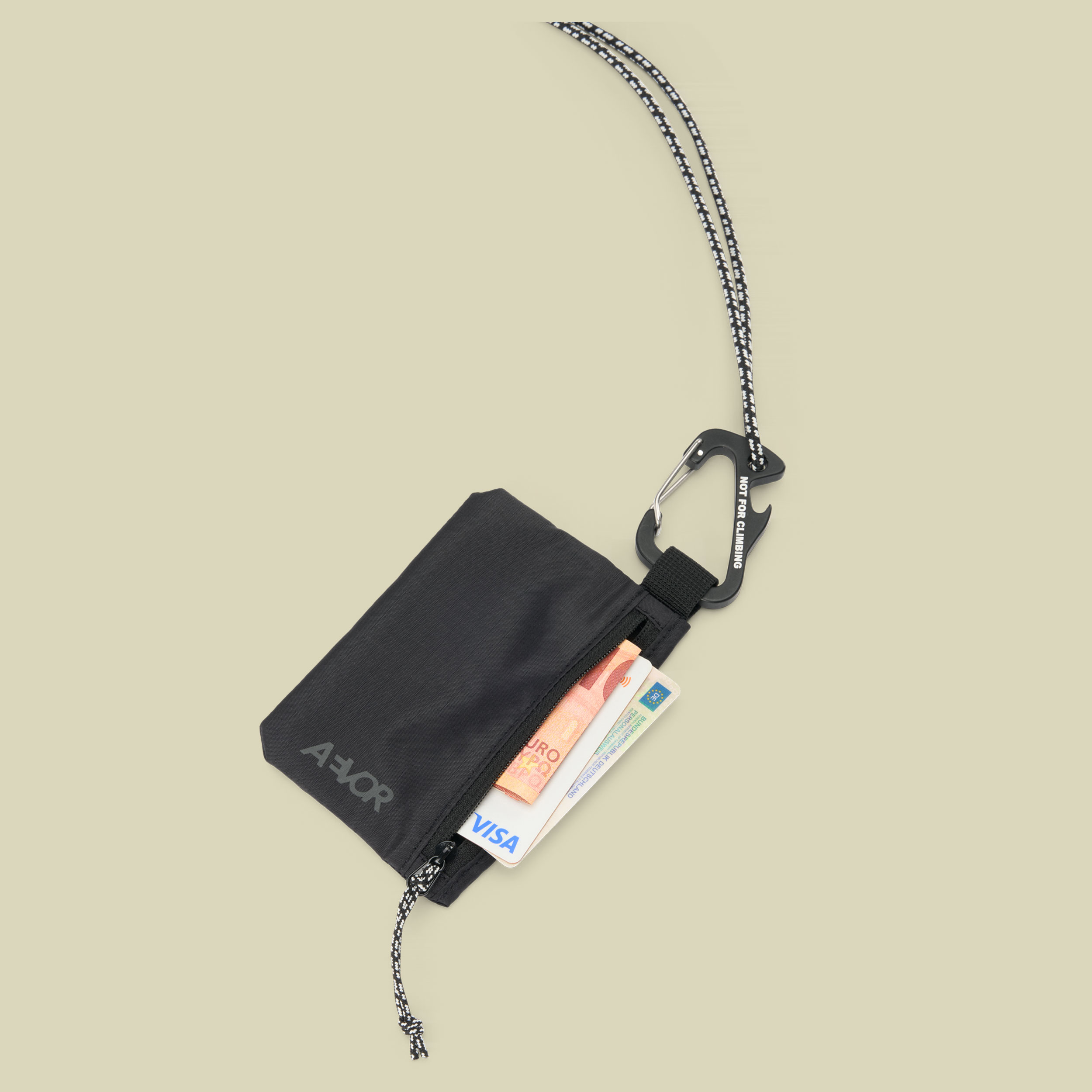 Explore Wallet one size ripstop black