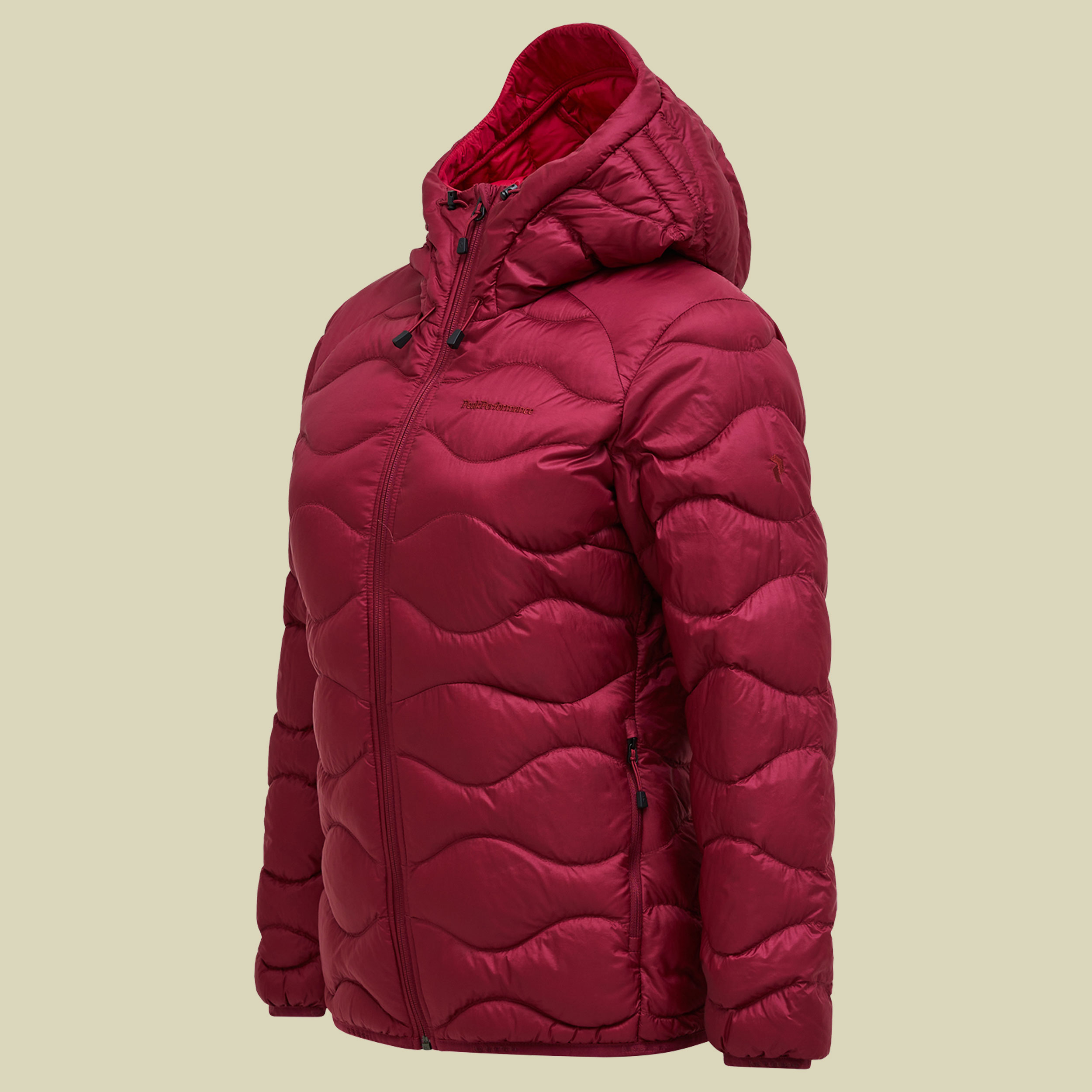 Helium Down Hood Jacket Women rot S - vertical zenit