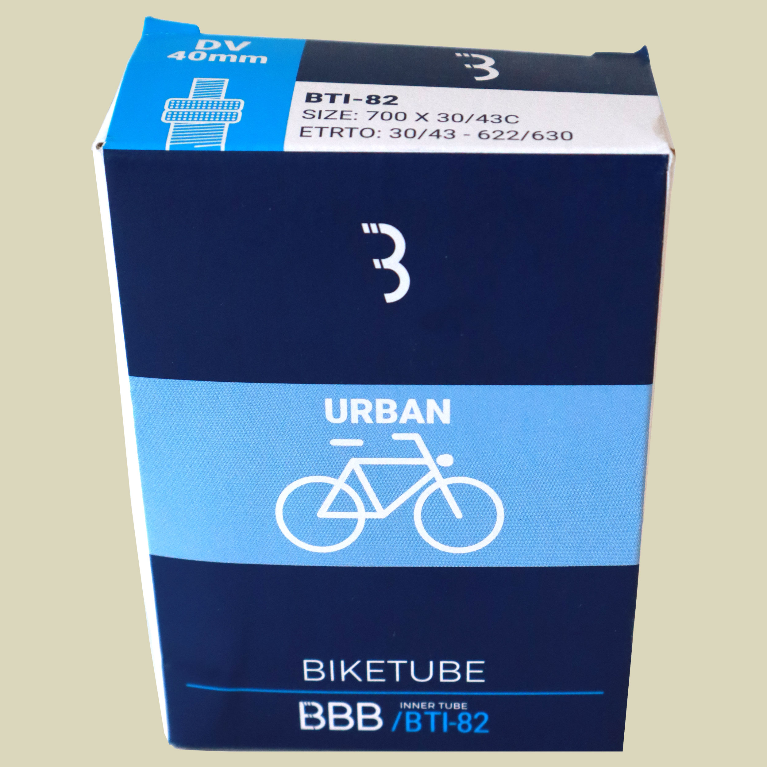 BTI-82 BikeTube 28 DV40 28" x 1.20/1.60