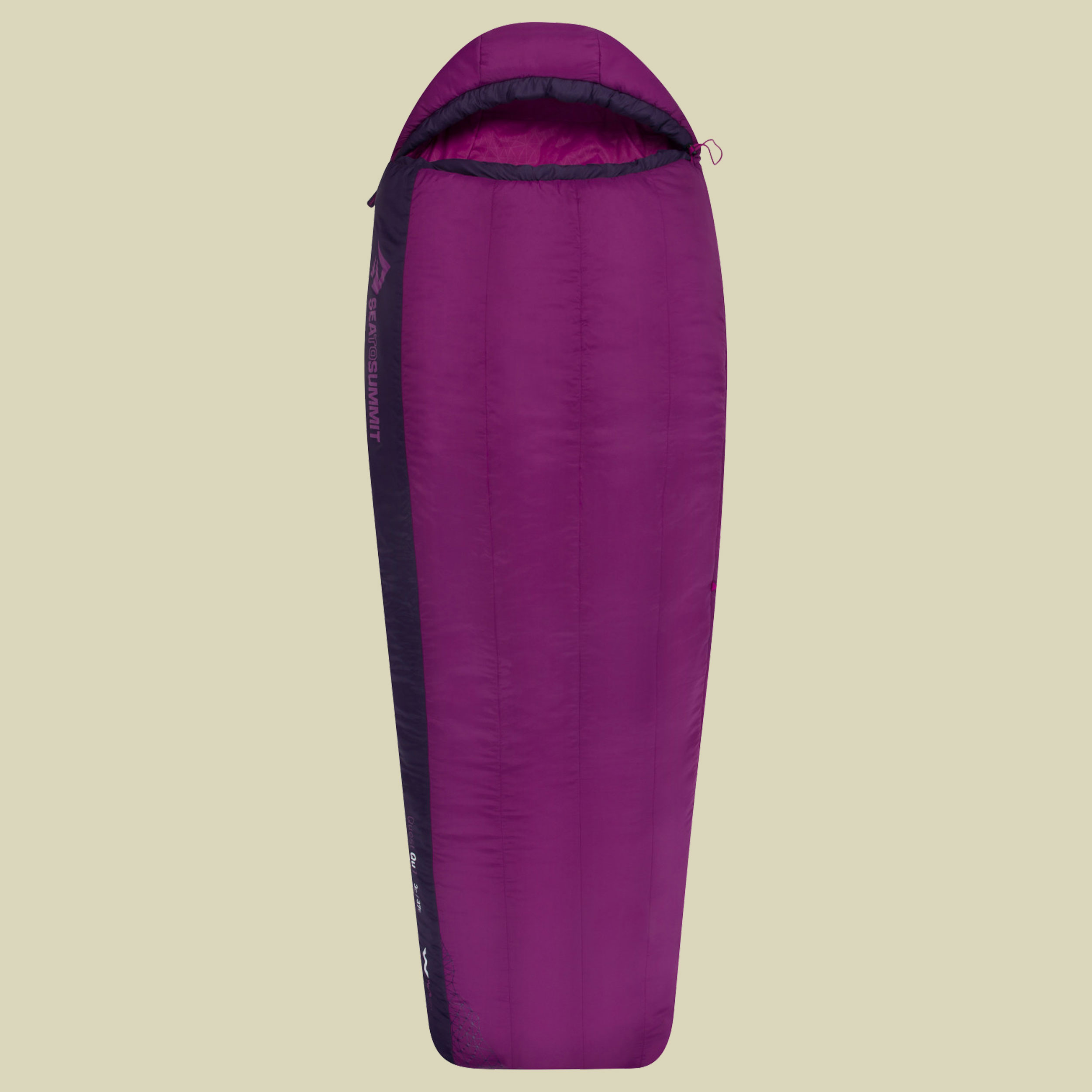 Quest QuI bis Körpergröße 183 cm Farbe grape/blackberry, Reißverschluss rechts
