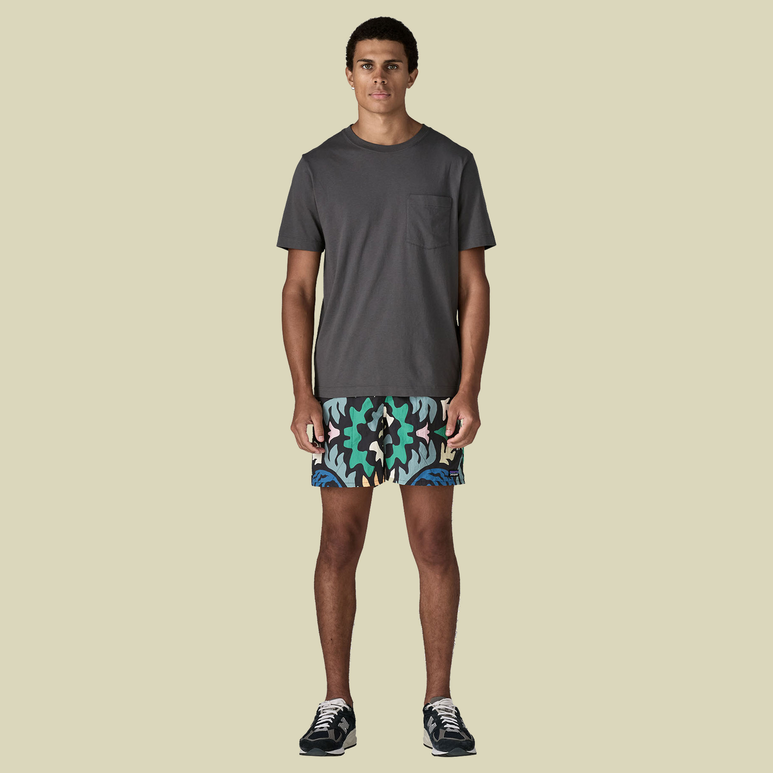 Baggies Shorts - 5 in. Men schwarz S - Kaleido: Black