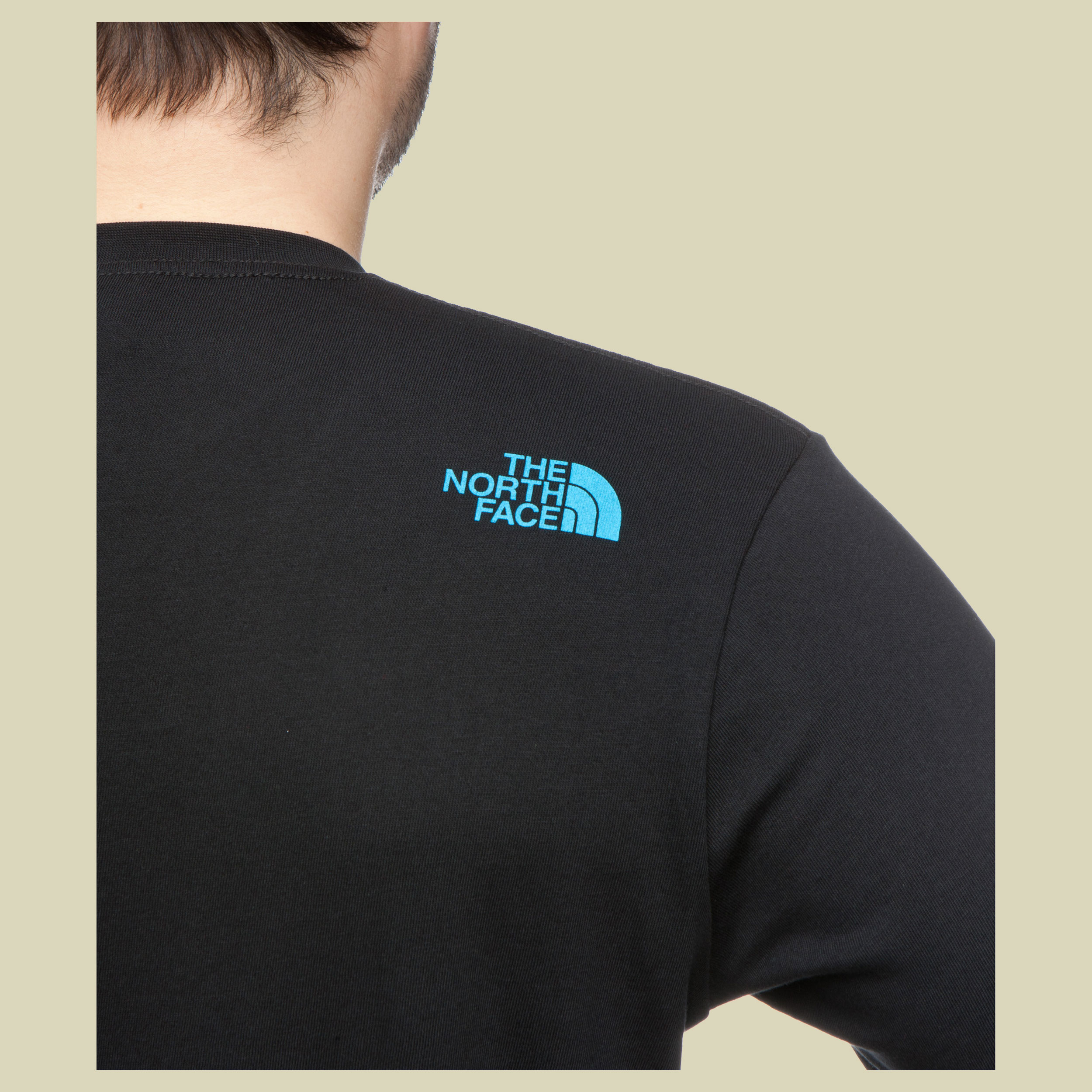 S/S Easy Tee Shirt Men Größe S Farbe black/ludwig blue