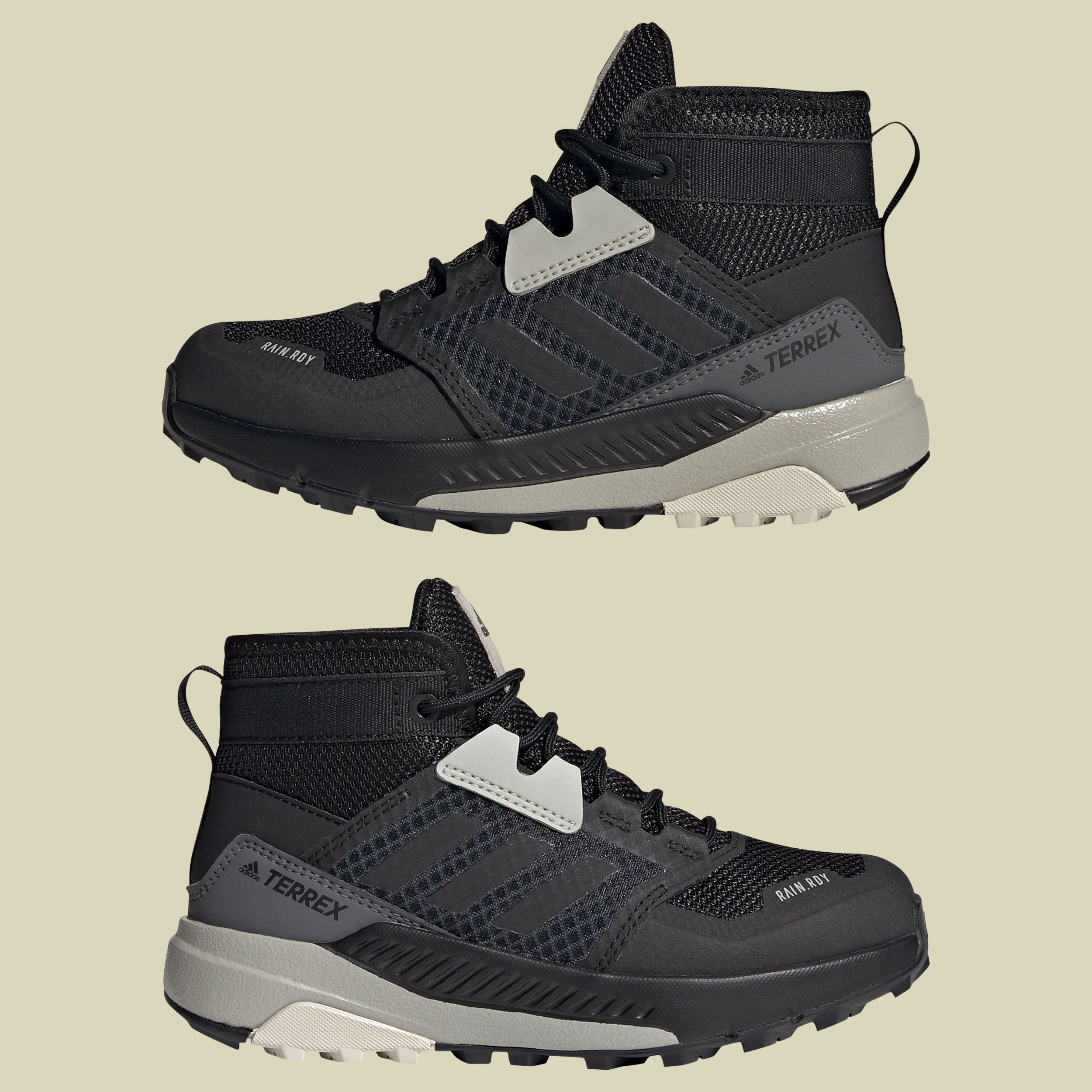 Terrex Trailmaker Mid RAIN.RDY Kids Größe 32 Farbe core black/core black/aluminium