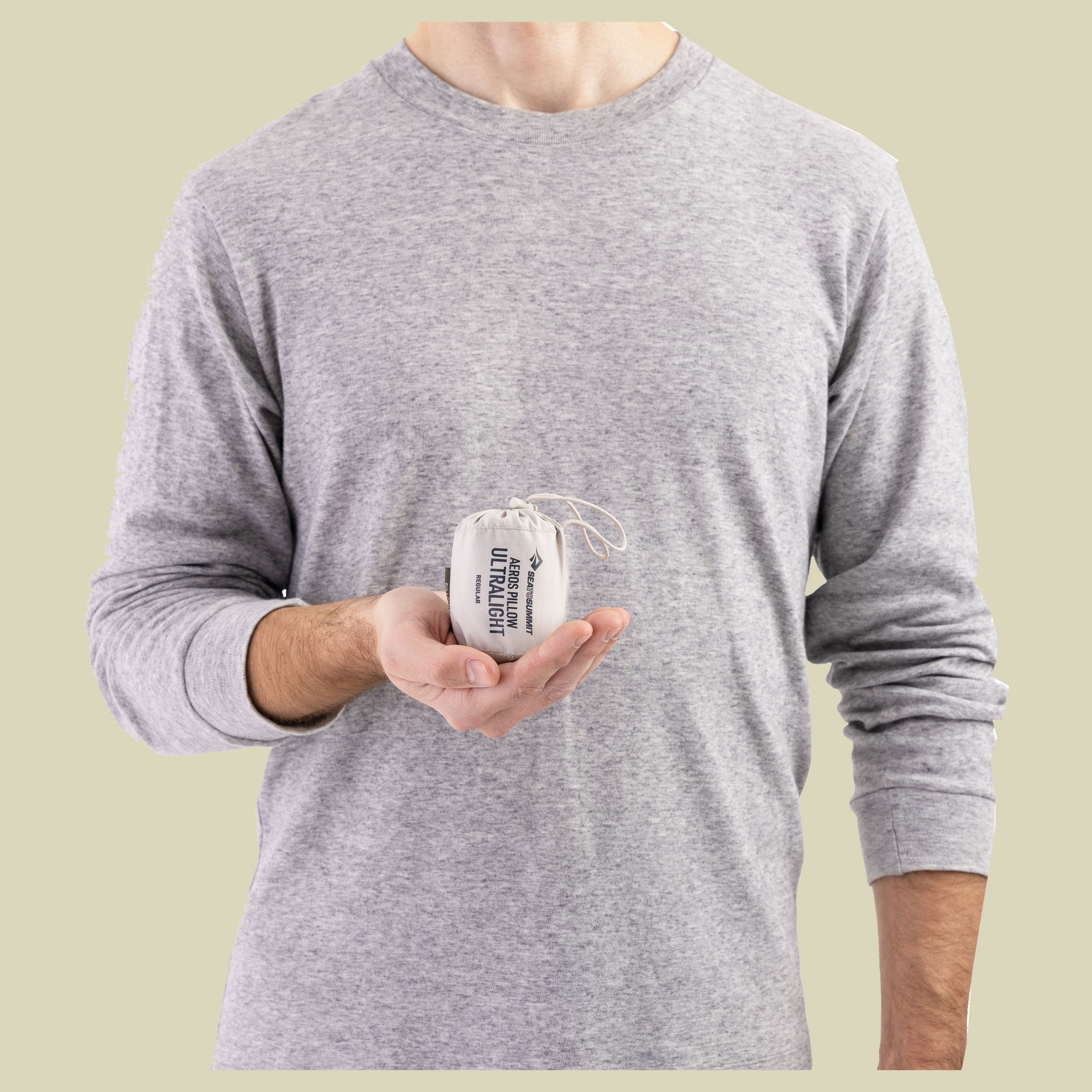 Aeros Ultralight Pillow large grau - Farbe moonstruck