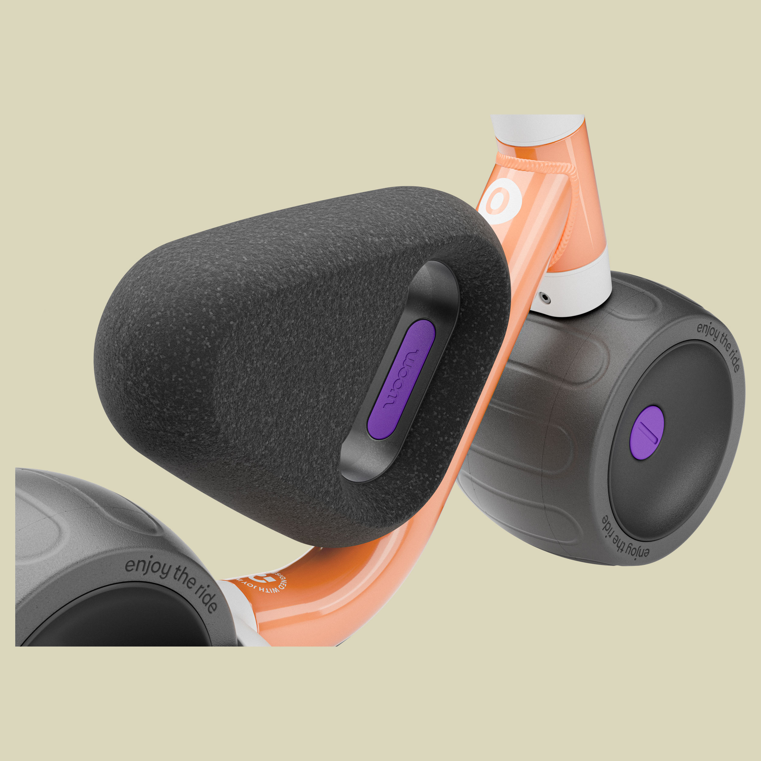 Woom WOW one size orange - pop peach