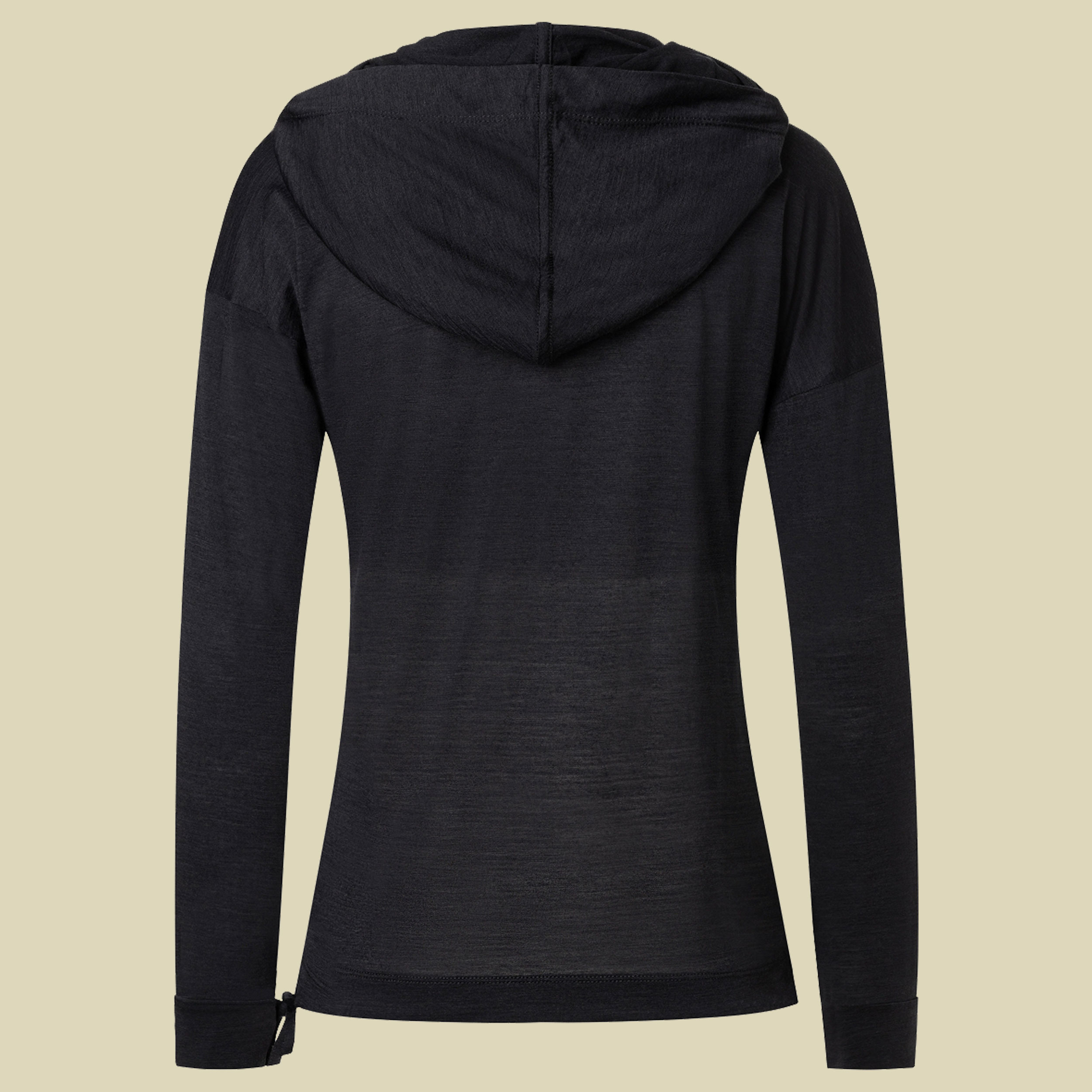 Funnel Hoodie Women Größe XL Farbe jet black melange