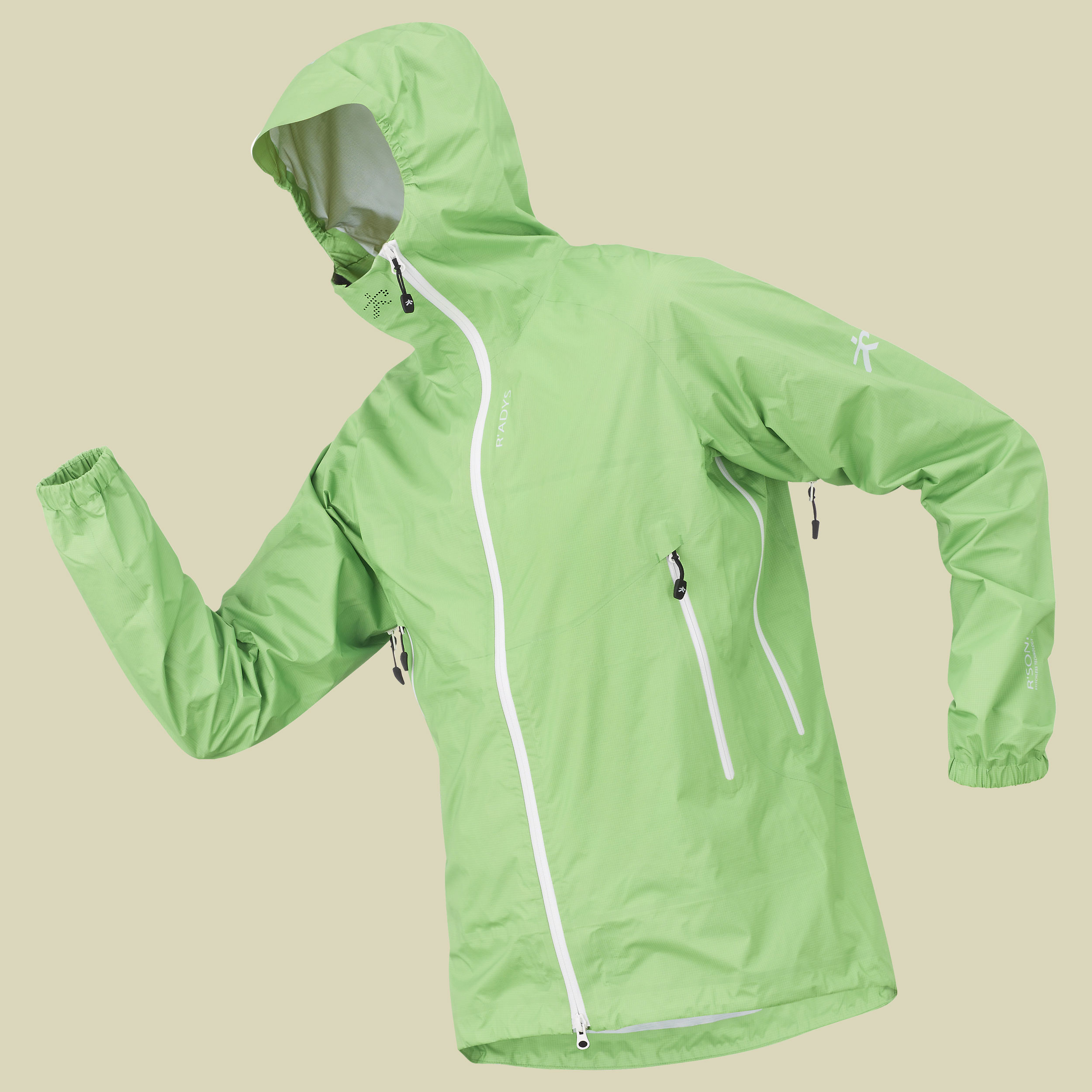 R 1 x-Light 3-Lagen Wetterschutzjacke Men Größe S Farbe red