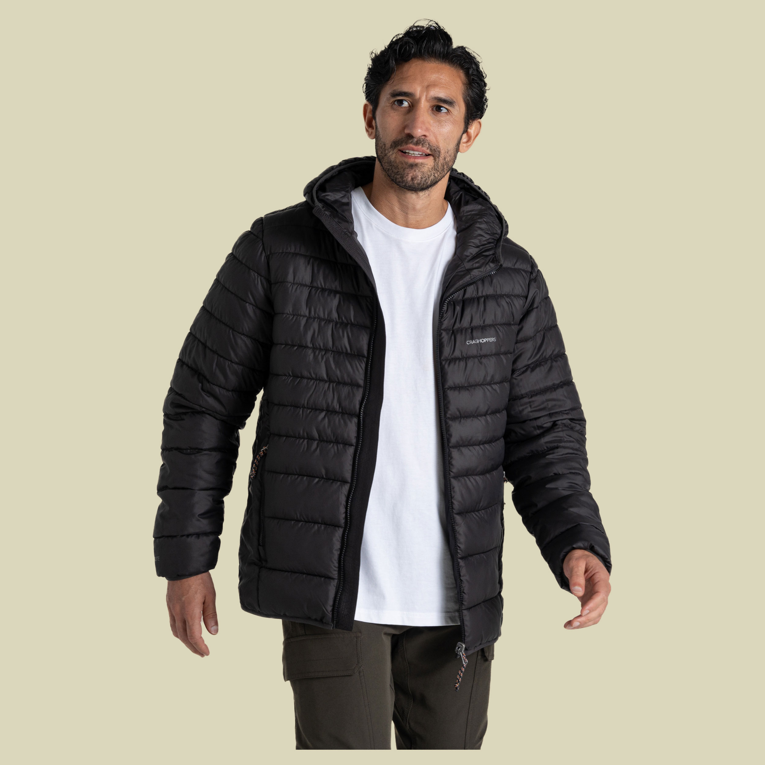Compresslite IX Hooded Jacket  Men S schwarz - black