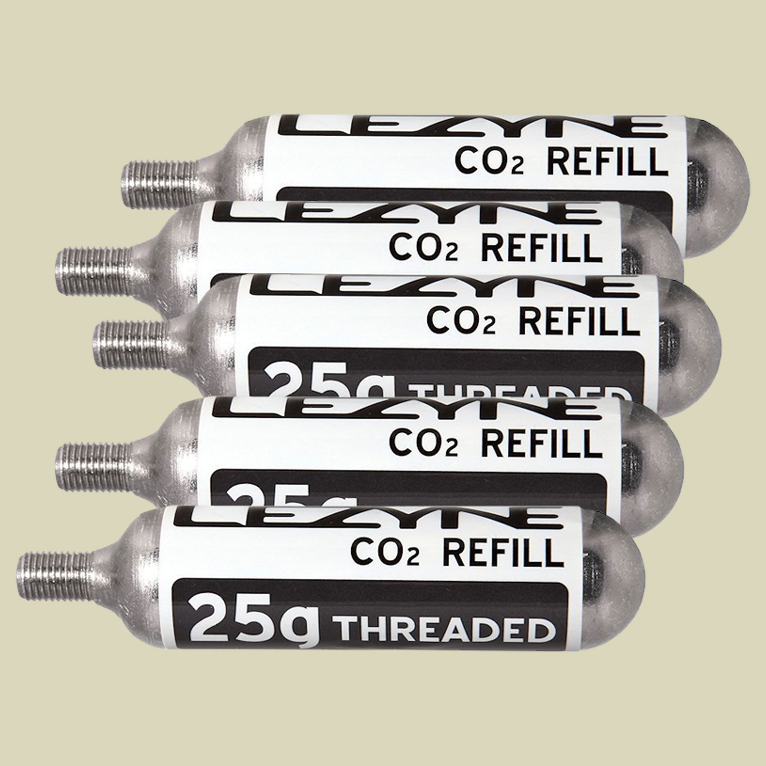 CO2 Ersatzkartuschen 25g Farbe Silber