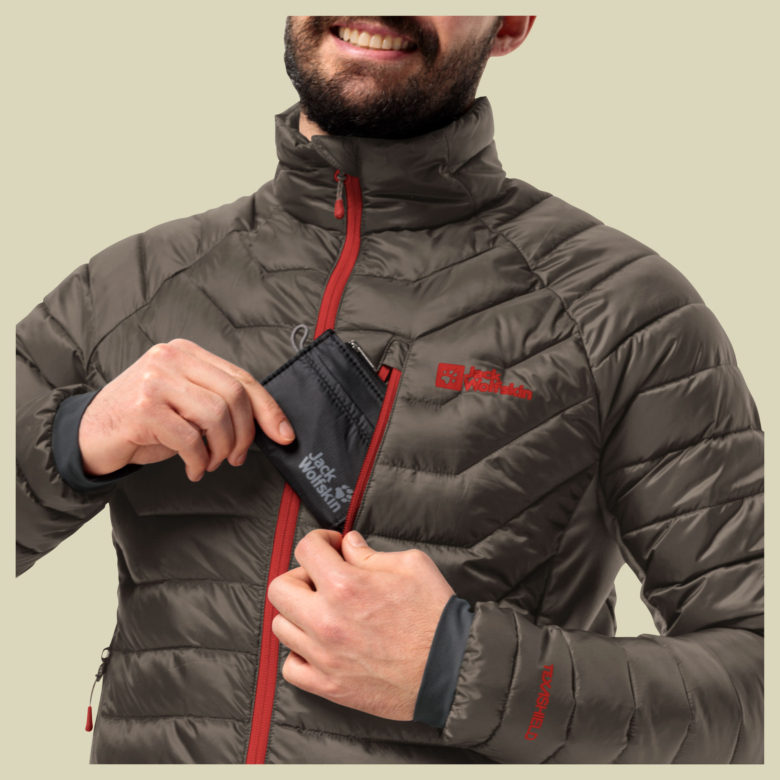 Routeburn Pro Ins Jacket Men Größe XL Farbe cold coffee