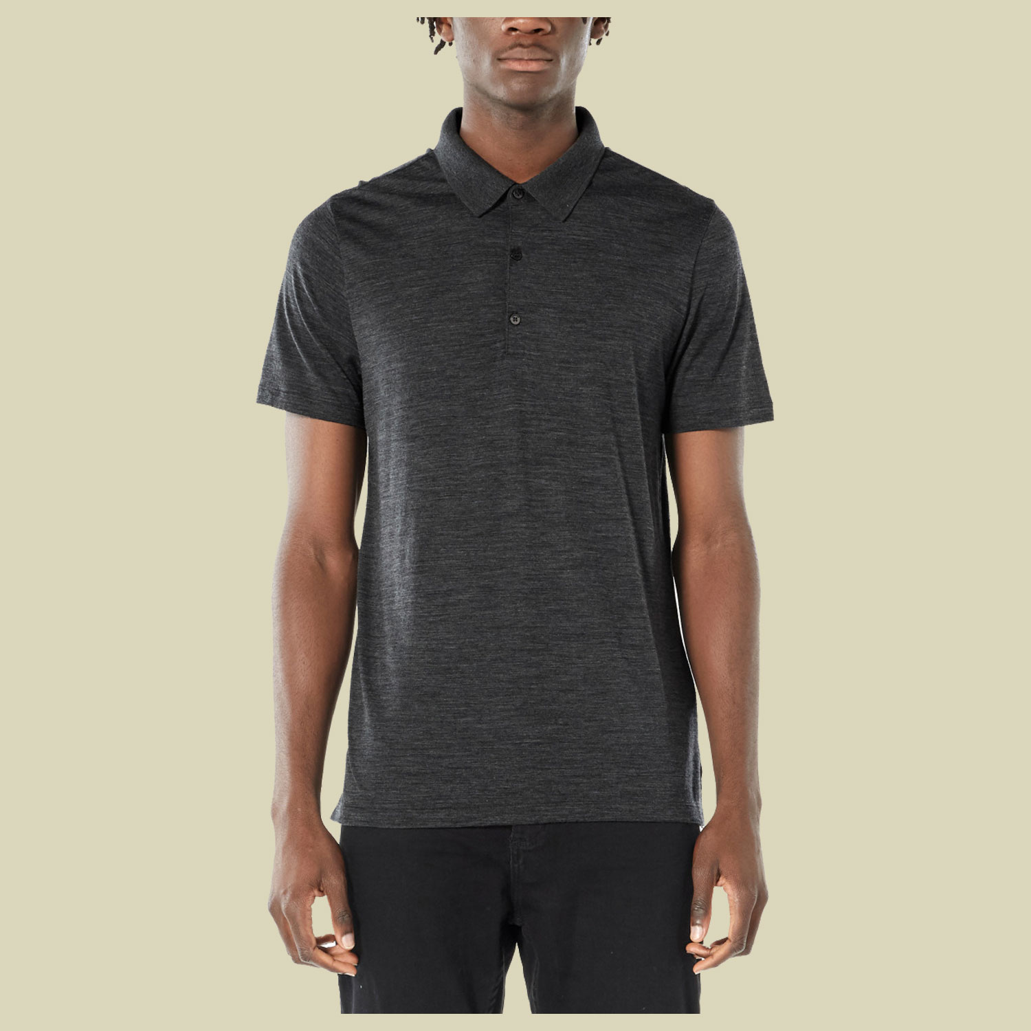 Tech Lite SS Polo Men Größe L Farbe jet heather