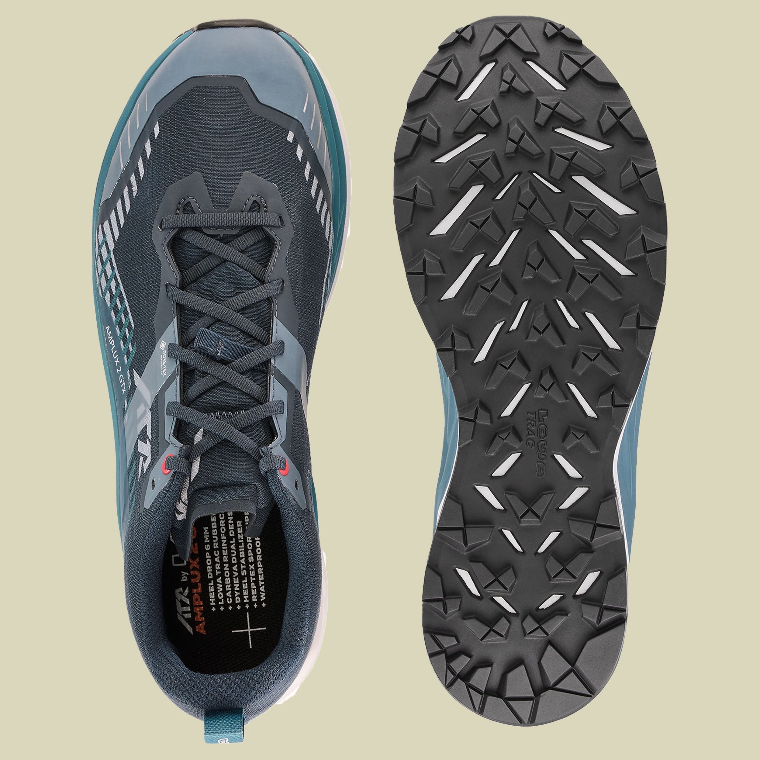 Amplux 2 GTX Men UK 9 blau - navy/grau
