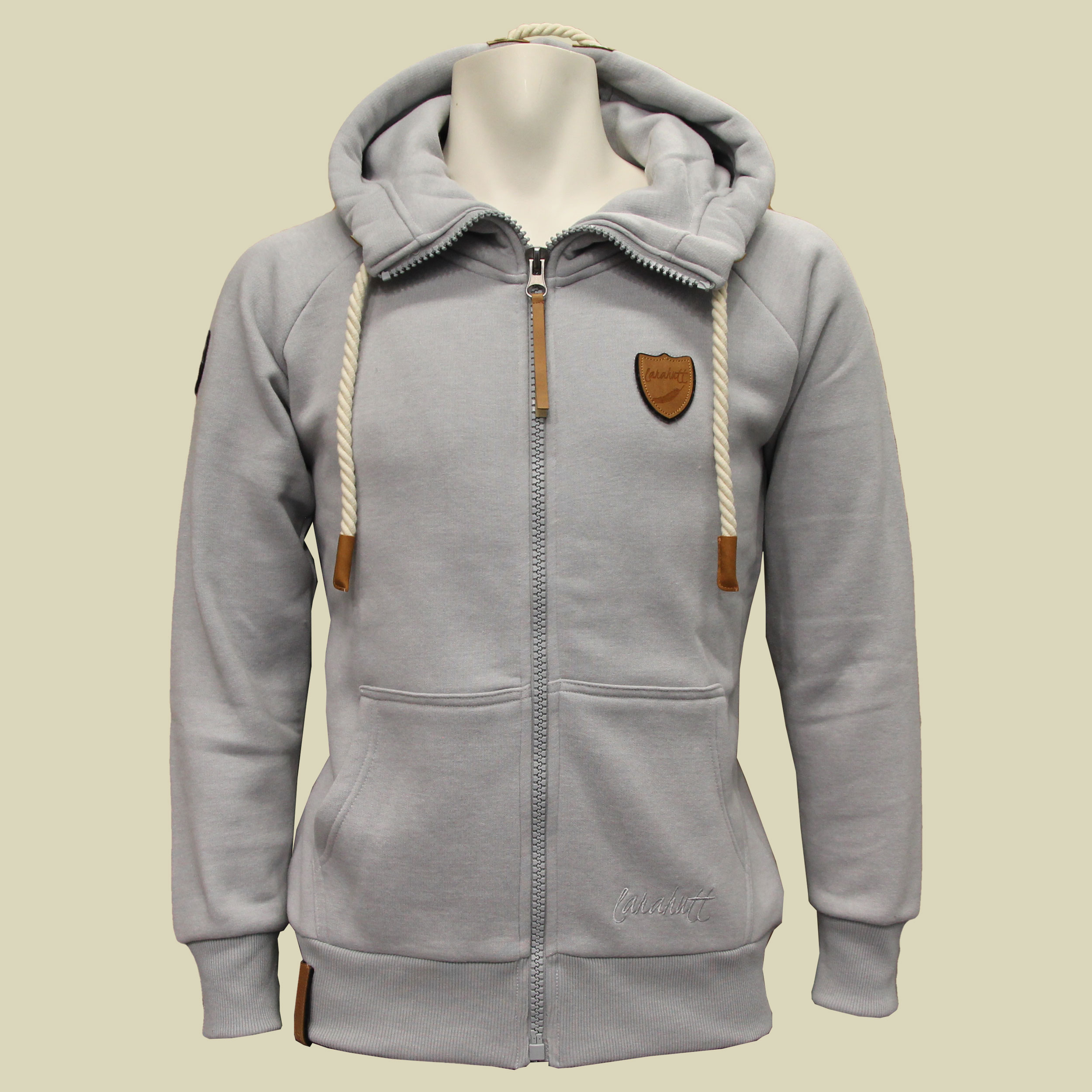 Sweatjacke Women Größe L  Farbe light grey