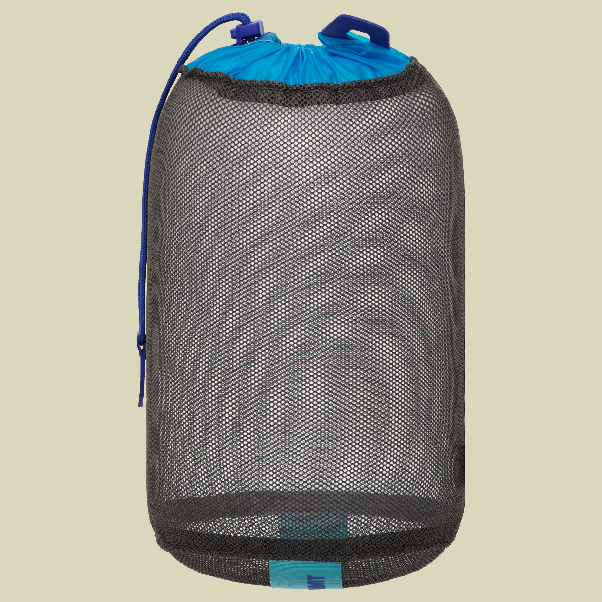 Mesh Stuff Sack 1,5L grau - beluga (blue atoll top)