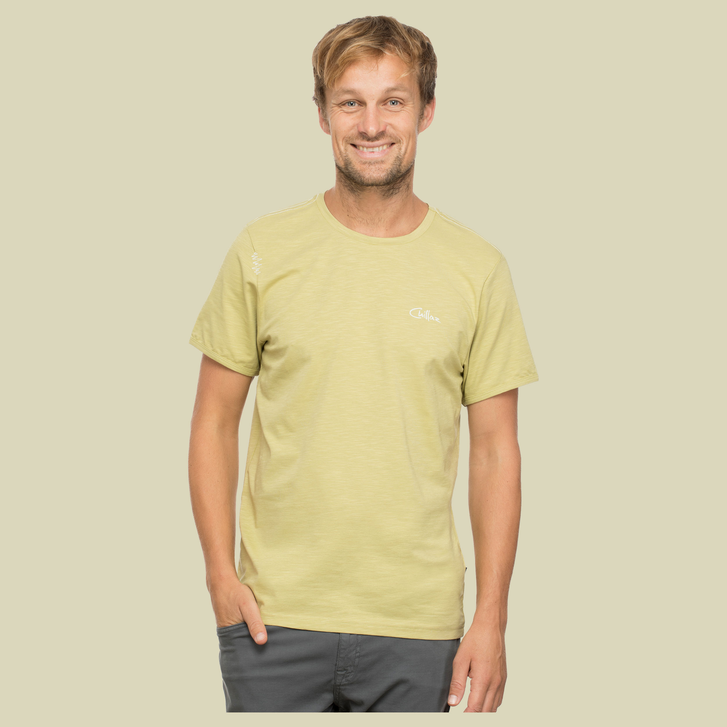 Hand T-Shirt  Men Größe L  Farbe light green