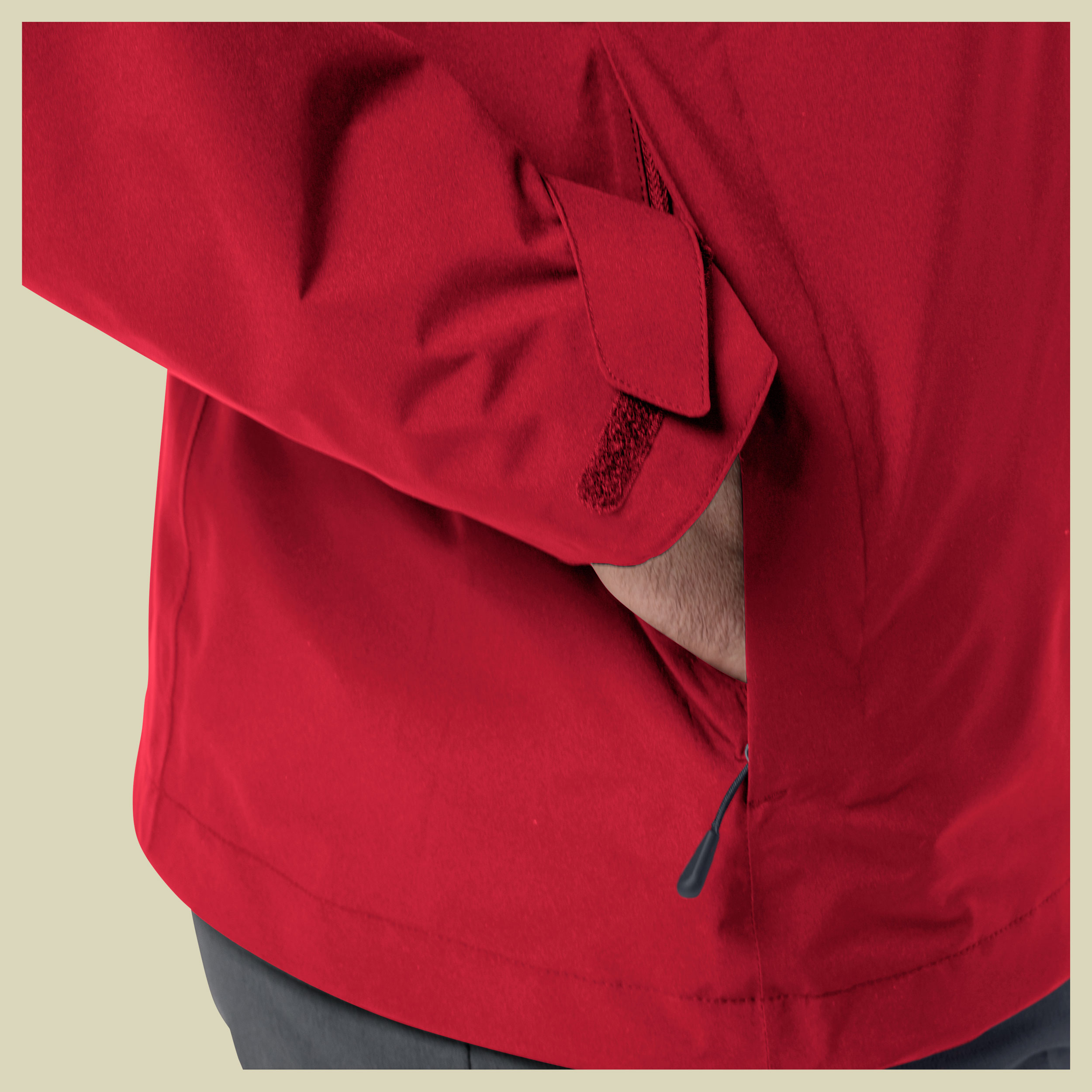 Robury 2L Jacket Men XL rot - red glow