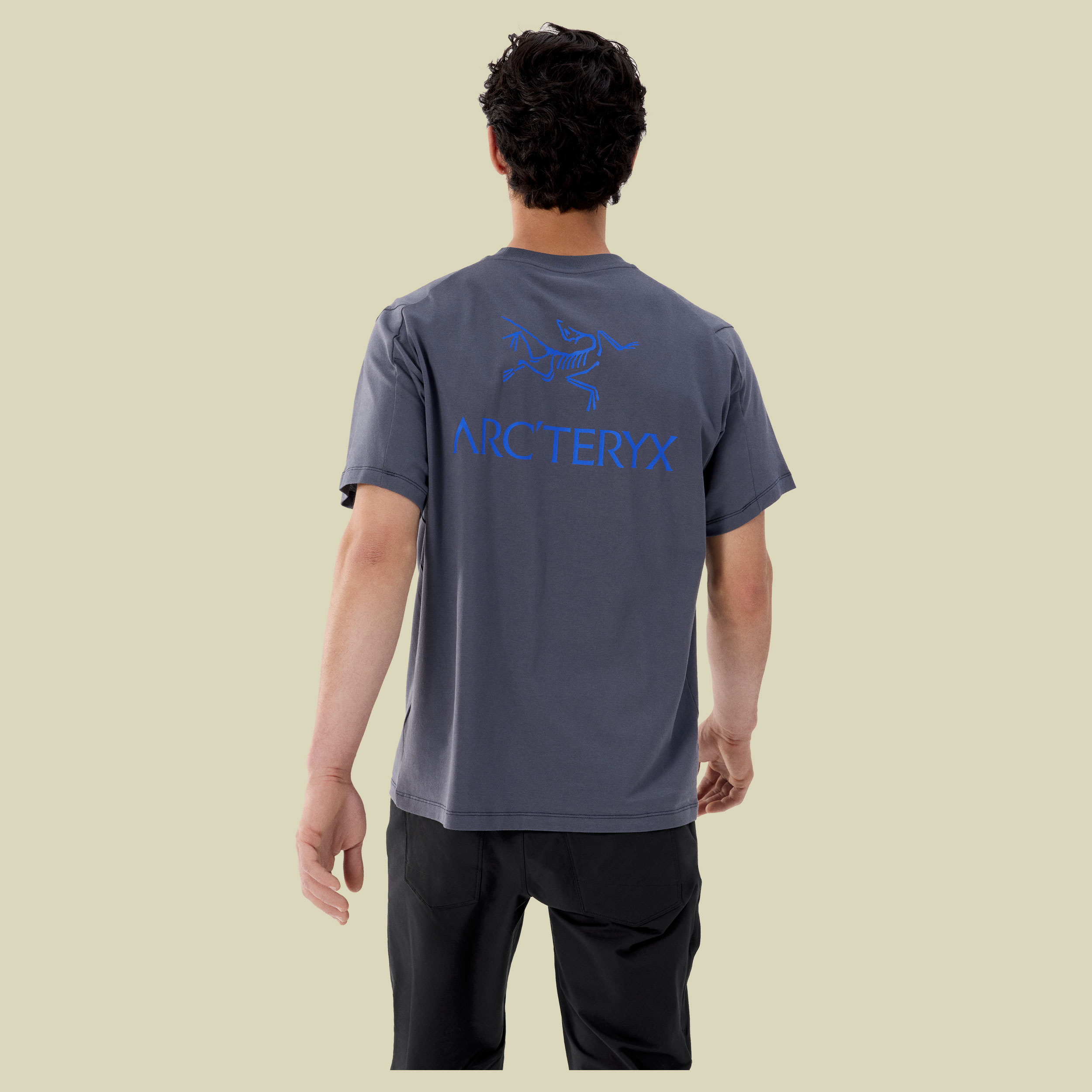 Kragg SL Cotton Bird Word SS Men XL blau - dk stratus/fluidity