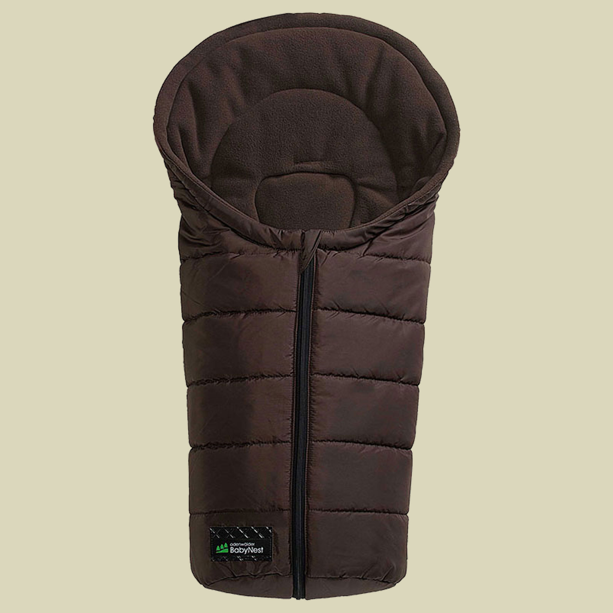 Winterfußsack Baby für Babysitz Farbe schokobraun