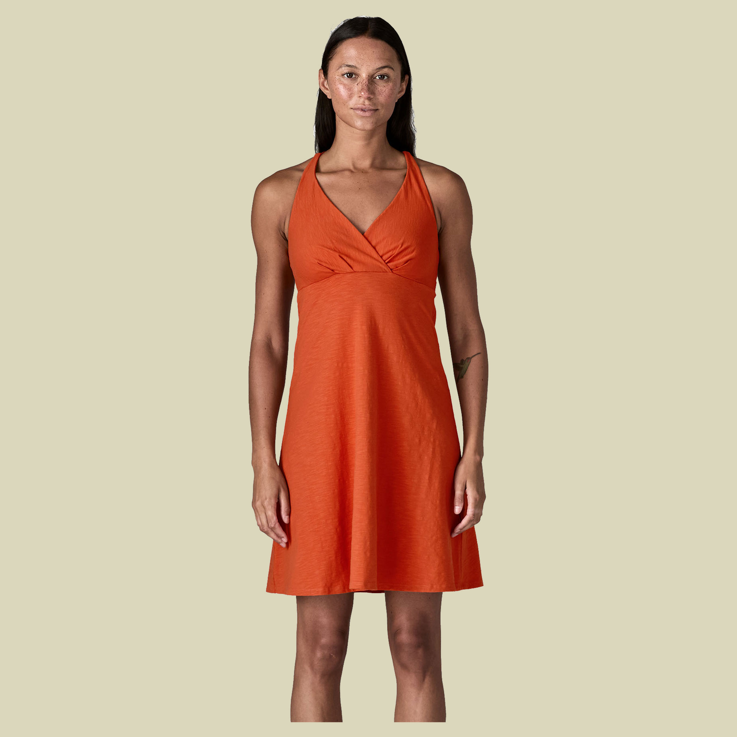 Amber Dawn Dress Women orange XS - coal orange