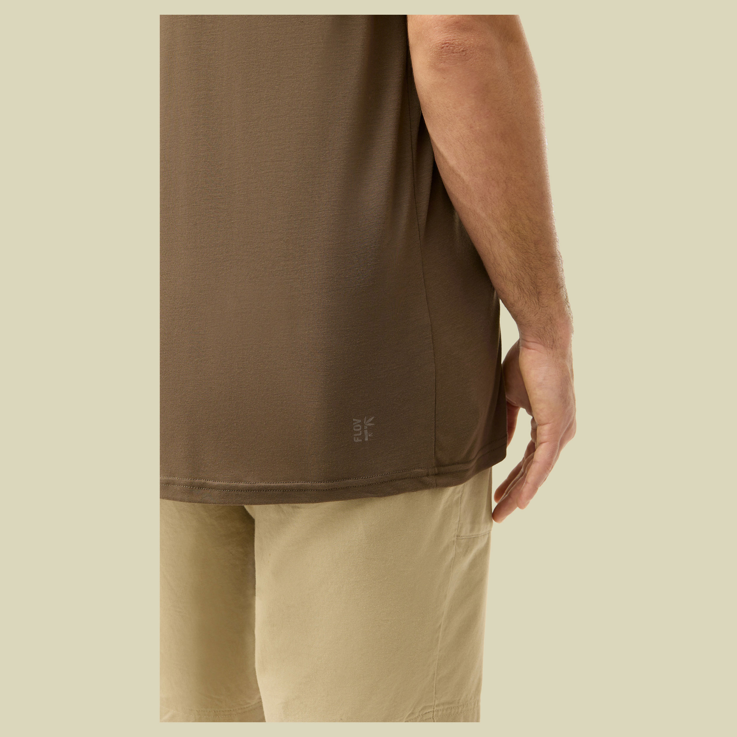 Timberon Bamboo T-Shirt Men XXL braun - dark brown/orange