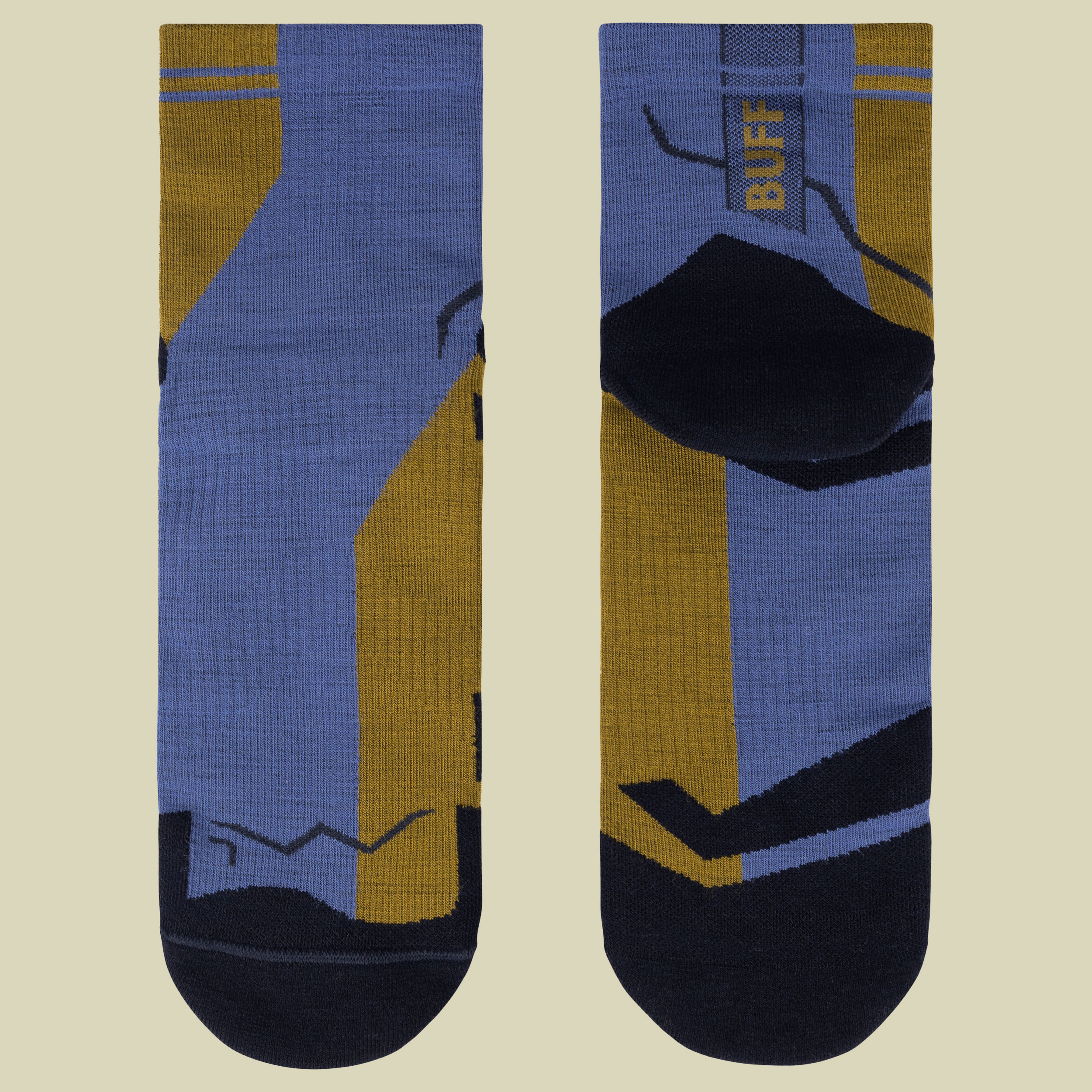 Merino Lighweight Quarter Socken XL (45-47) blau - LWQ4 blue