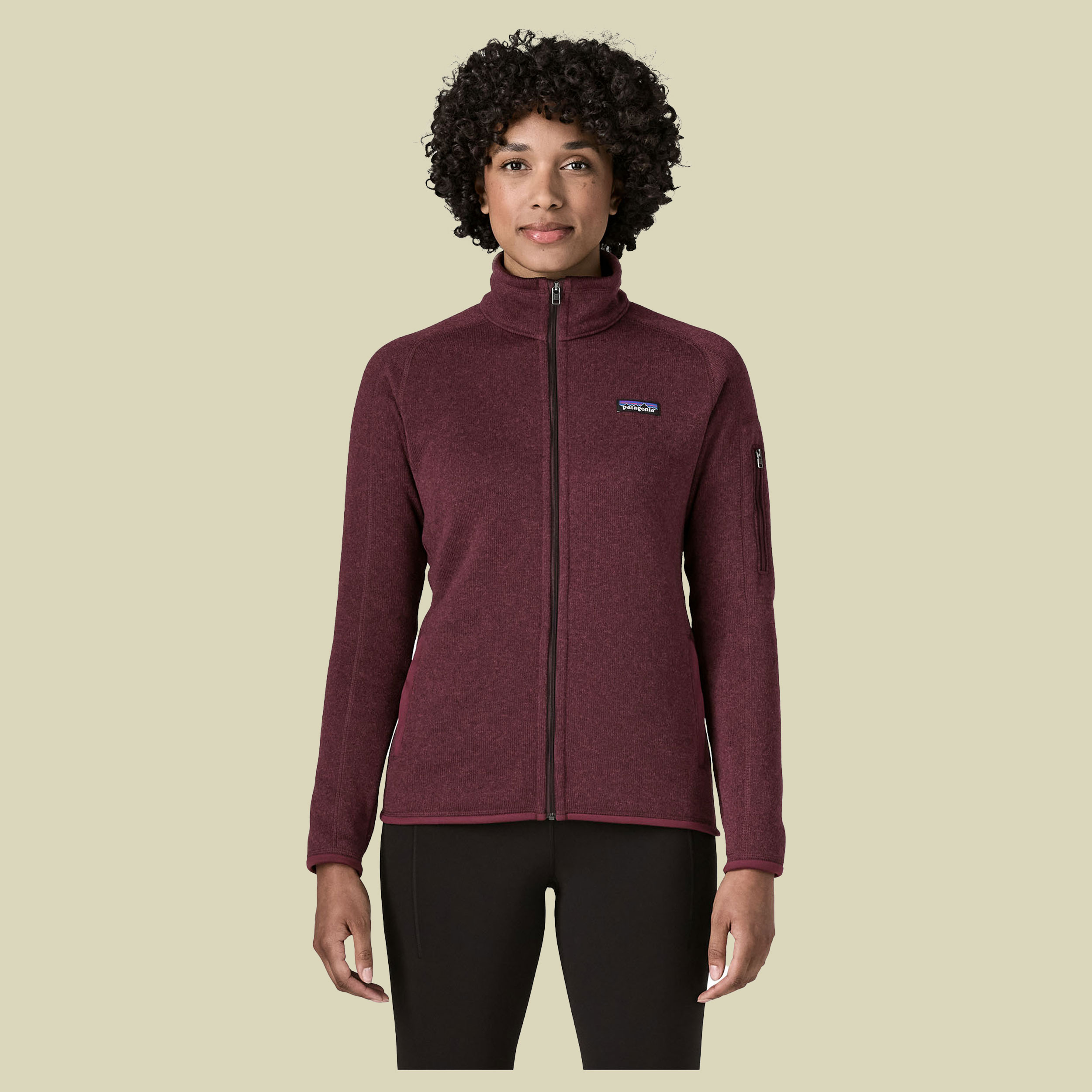 Better Sweater Jacket Women rot XL - berry fig