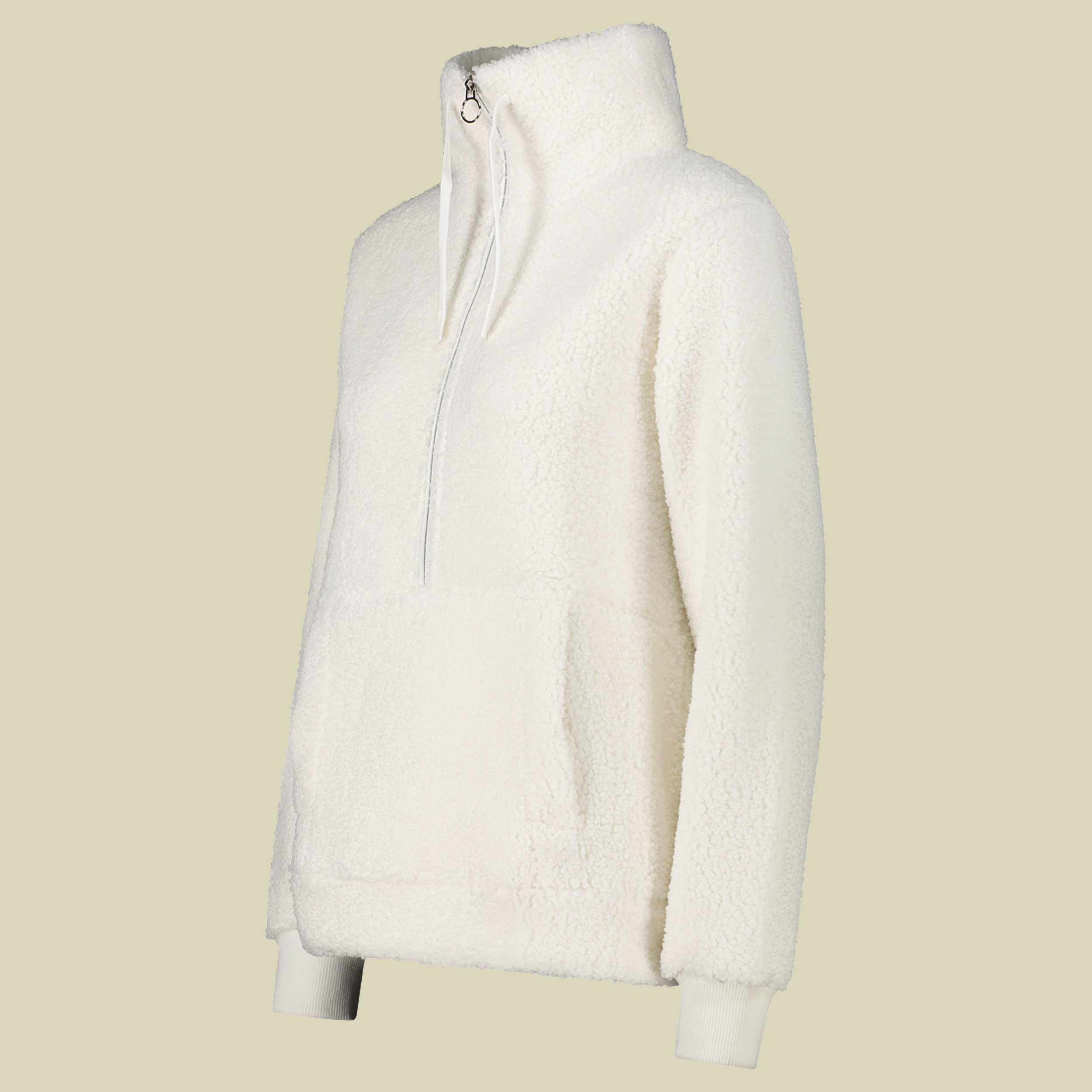 Woman Sweat Bonded Teddy with inner Polar Fleece 44 weiß - Farbe b.co gesso