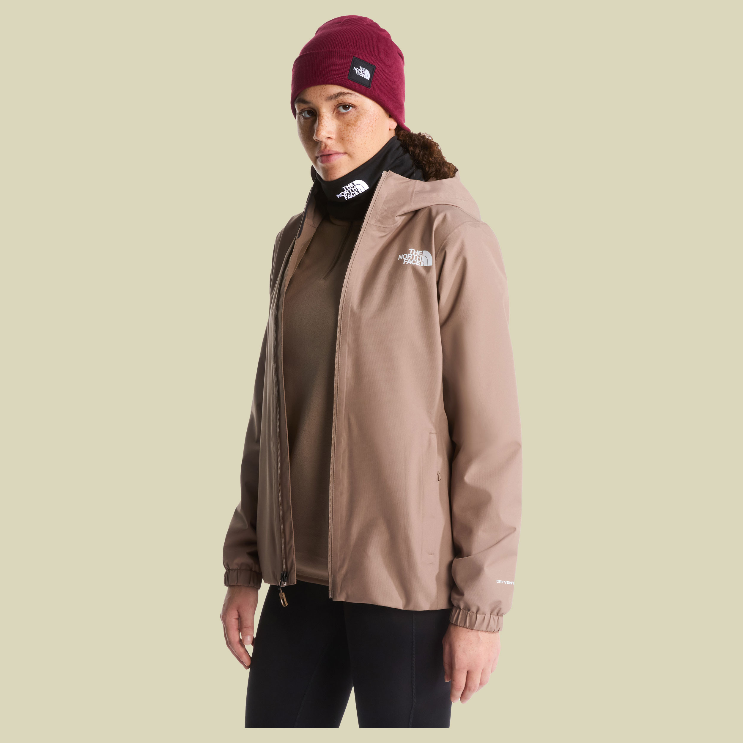 Quest Mono Jacket Women L beige - garnet