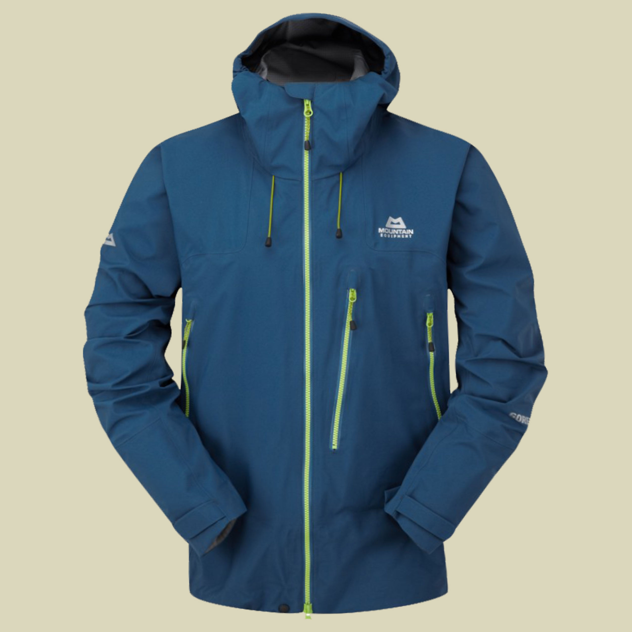 Lhotse Jacket Größe L Farbe neptun/nautilus/lime green zips