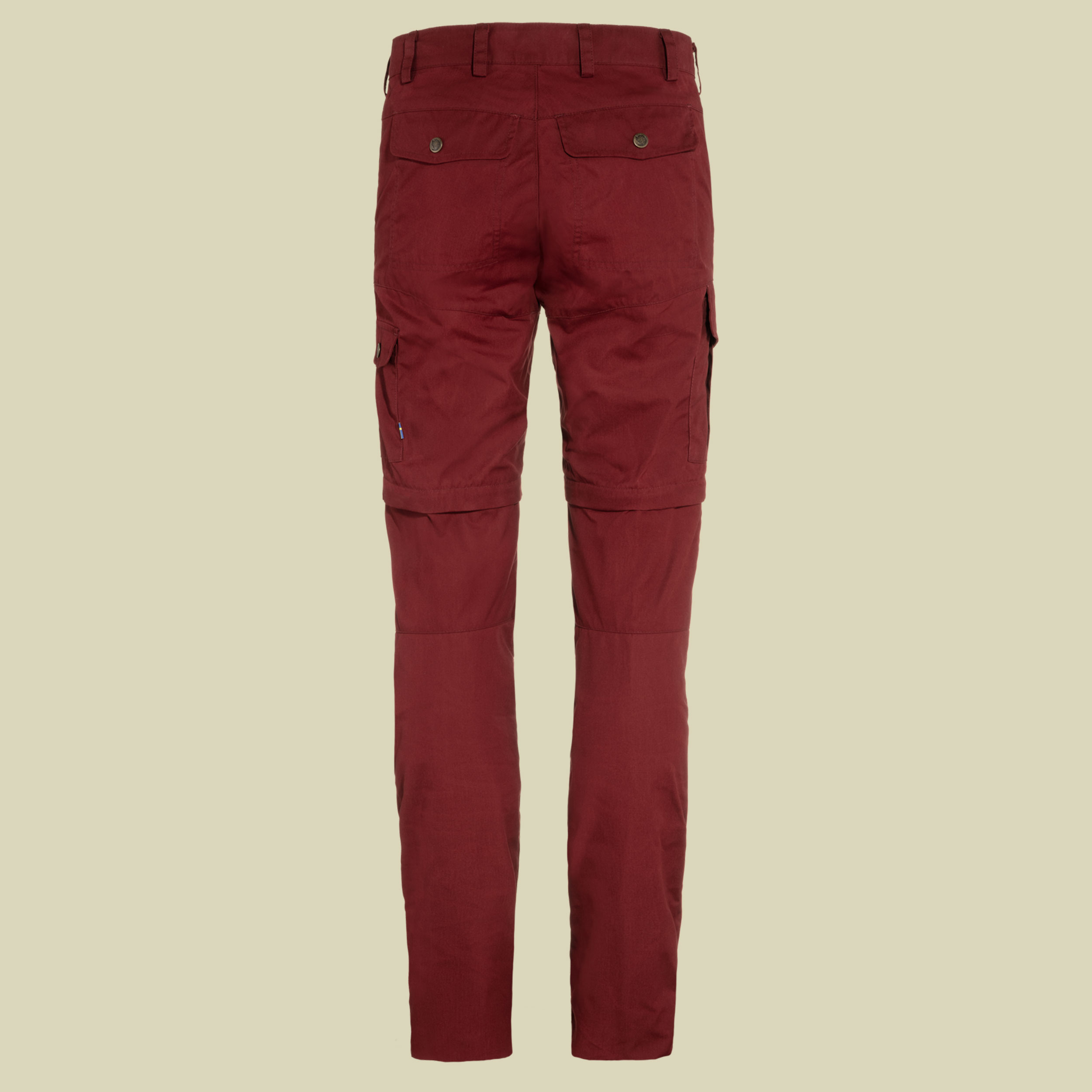 Karla Pro Zip-Off Trousers Women Größe 38 Farbe bordeaux red