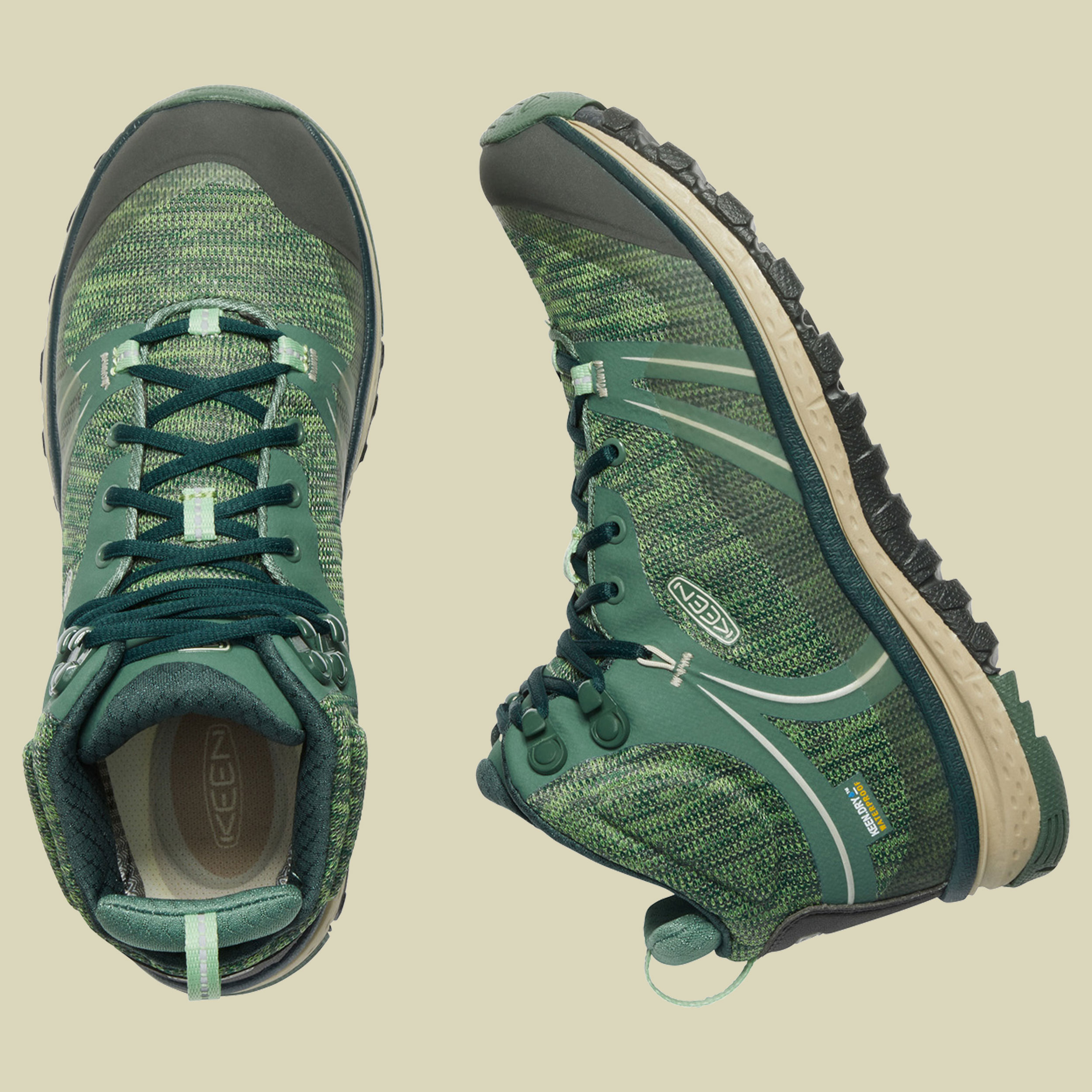 Terradora Mid WP Women Größe UK 4 Farbe duck green/quiet green
