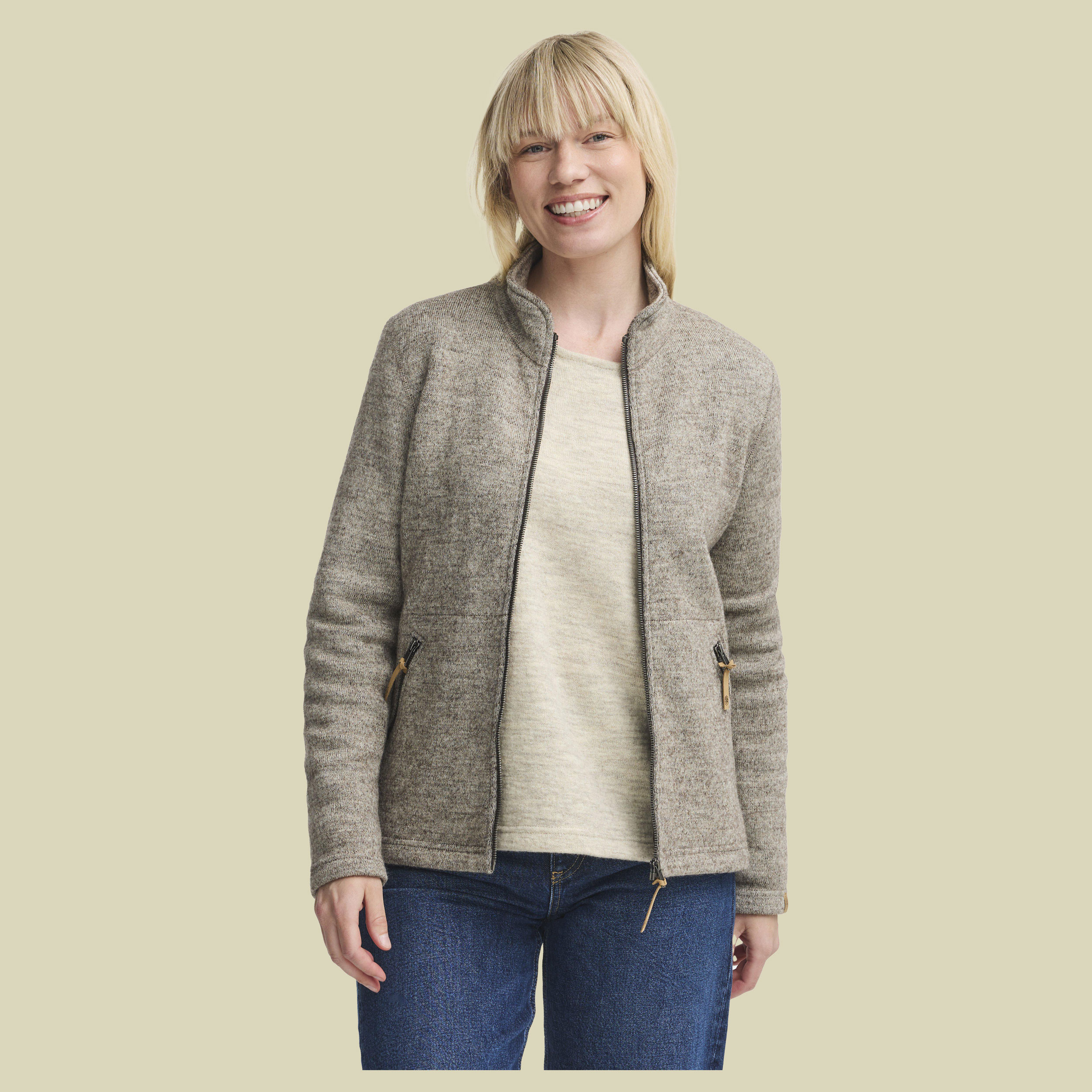 NLS Twig Full Zip Women 44 latte