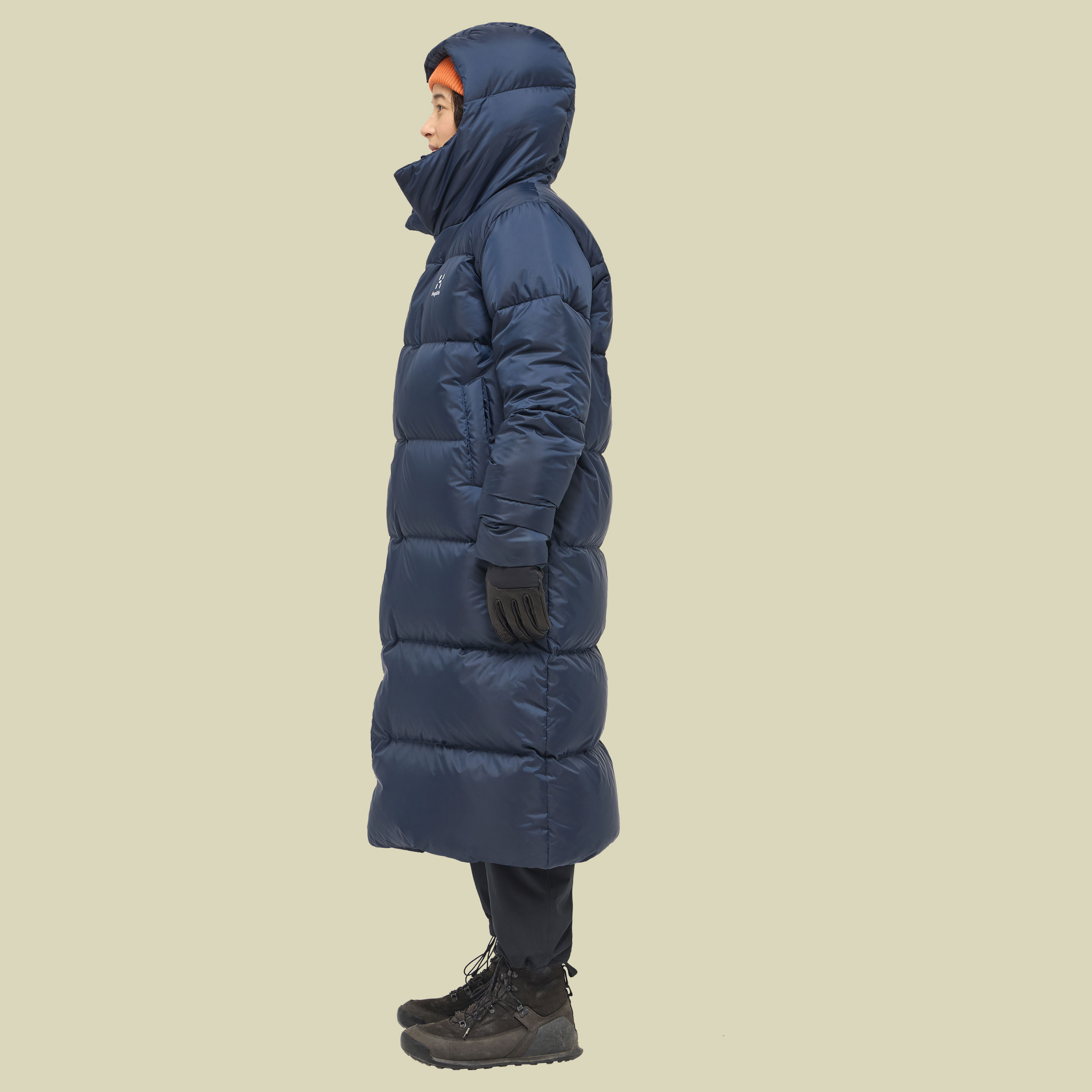 Long Down Parka Women S blau - tarn blue