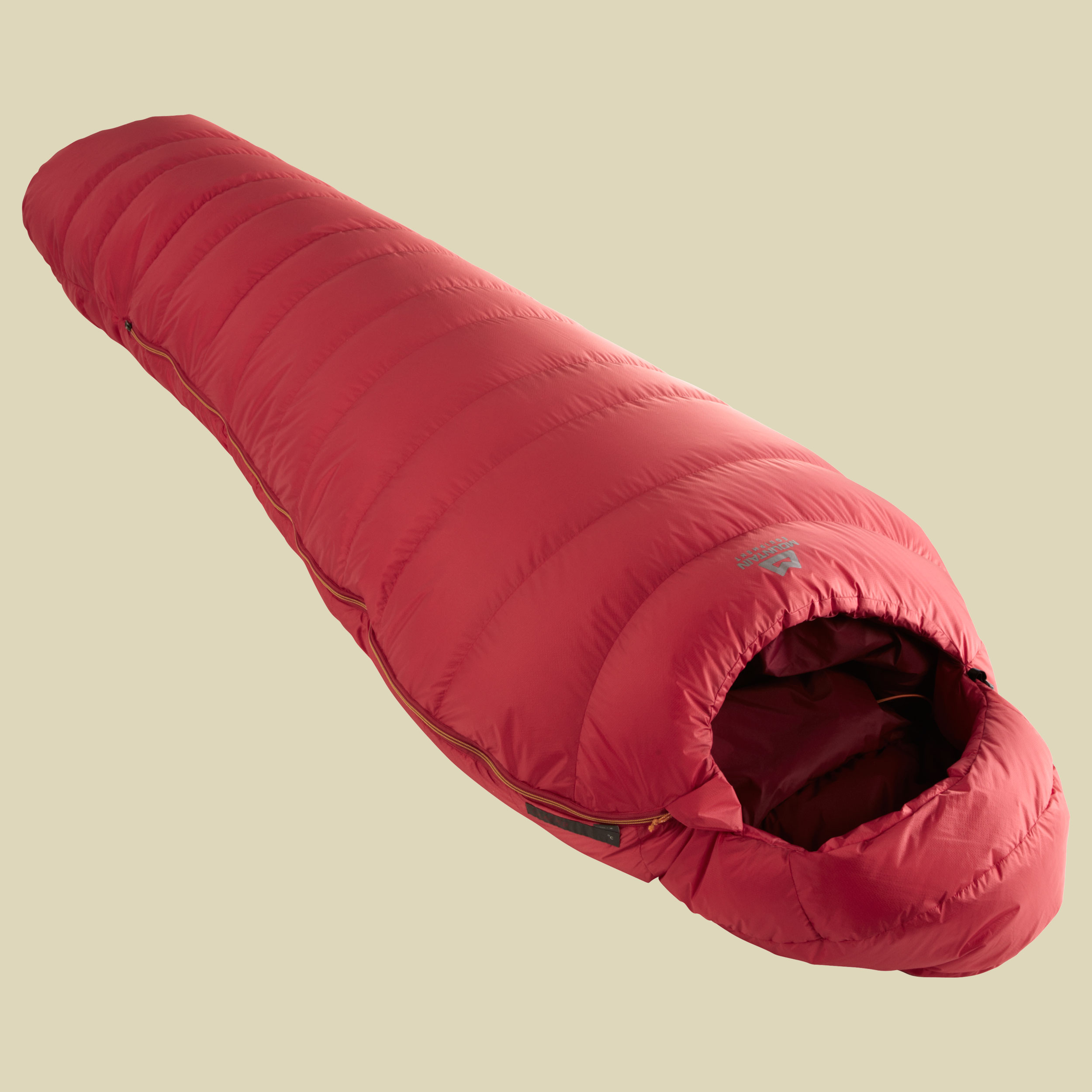 Glacier 300 bis Körpergröße Schlafsack 185 cm cm imperial red, Reißverschluss Schlafsack rechts