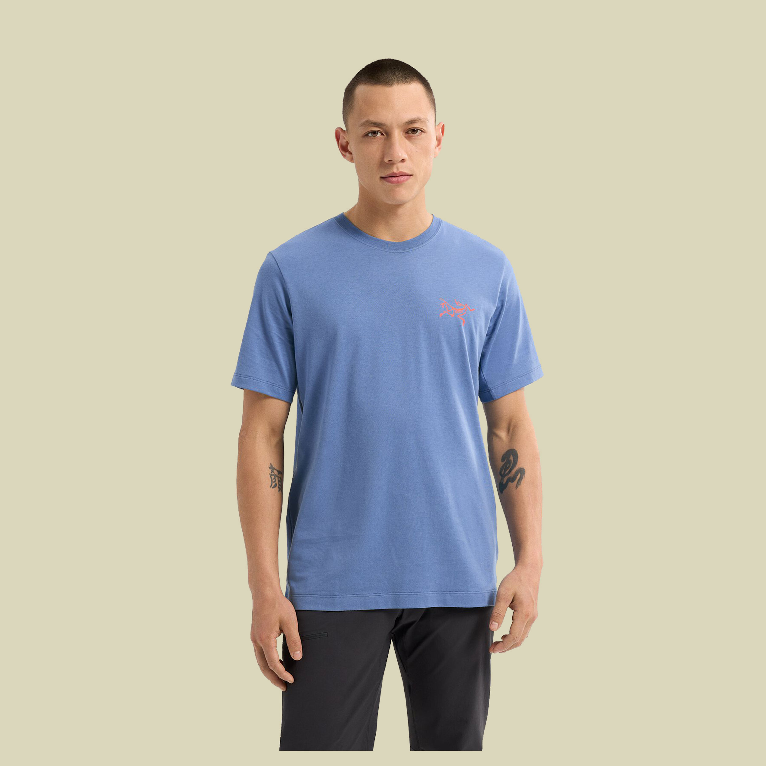 Arc'Multi Bird Logo SS Men Größe M  Farbe stone wash
