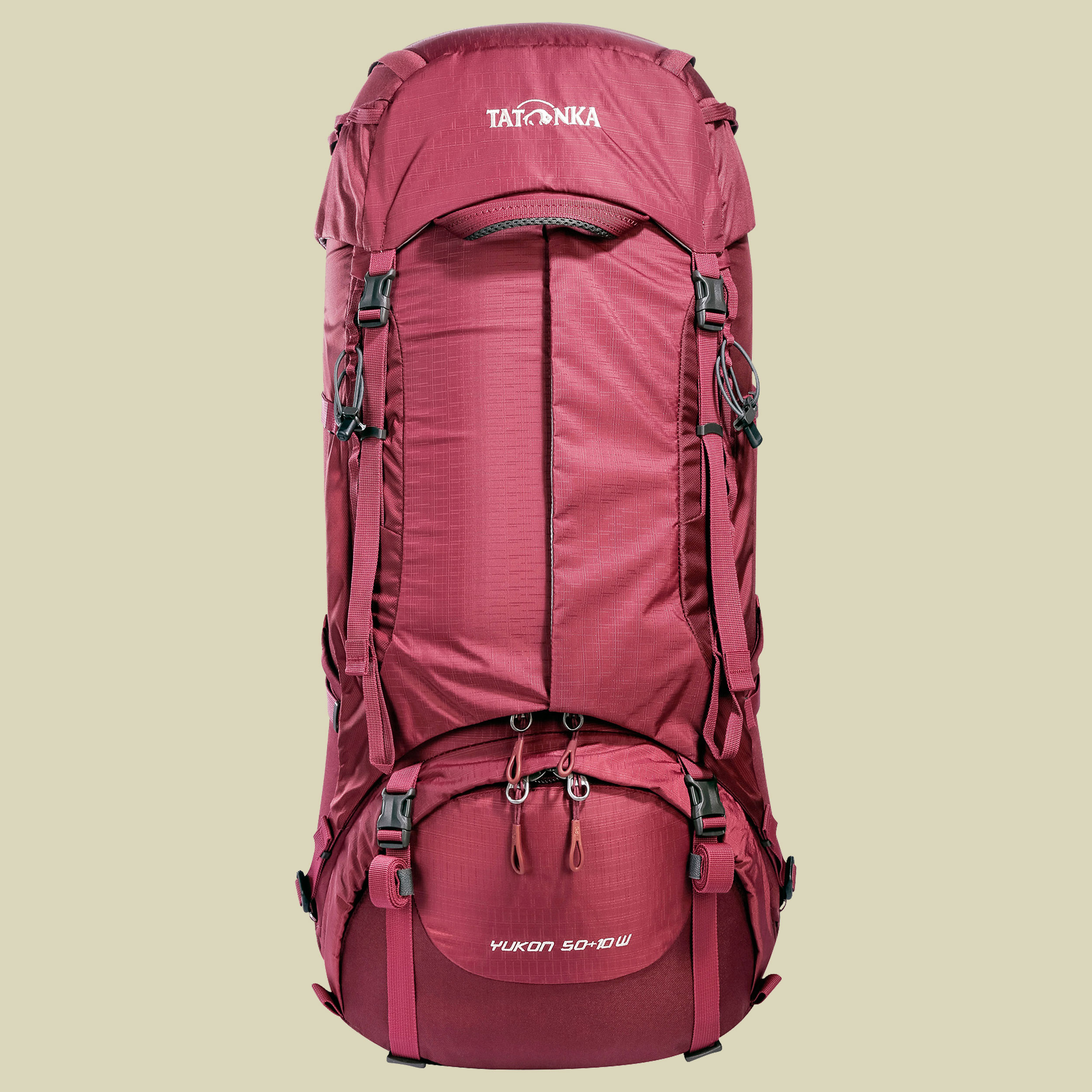 Yukon 50+10 Women Volumen 50 L + 10 L Farbe bordeaux red / dahlia