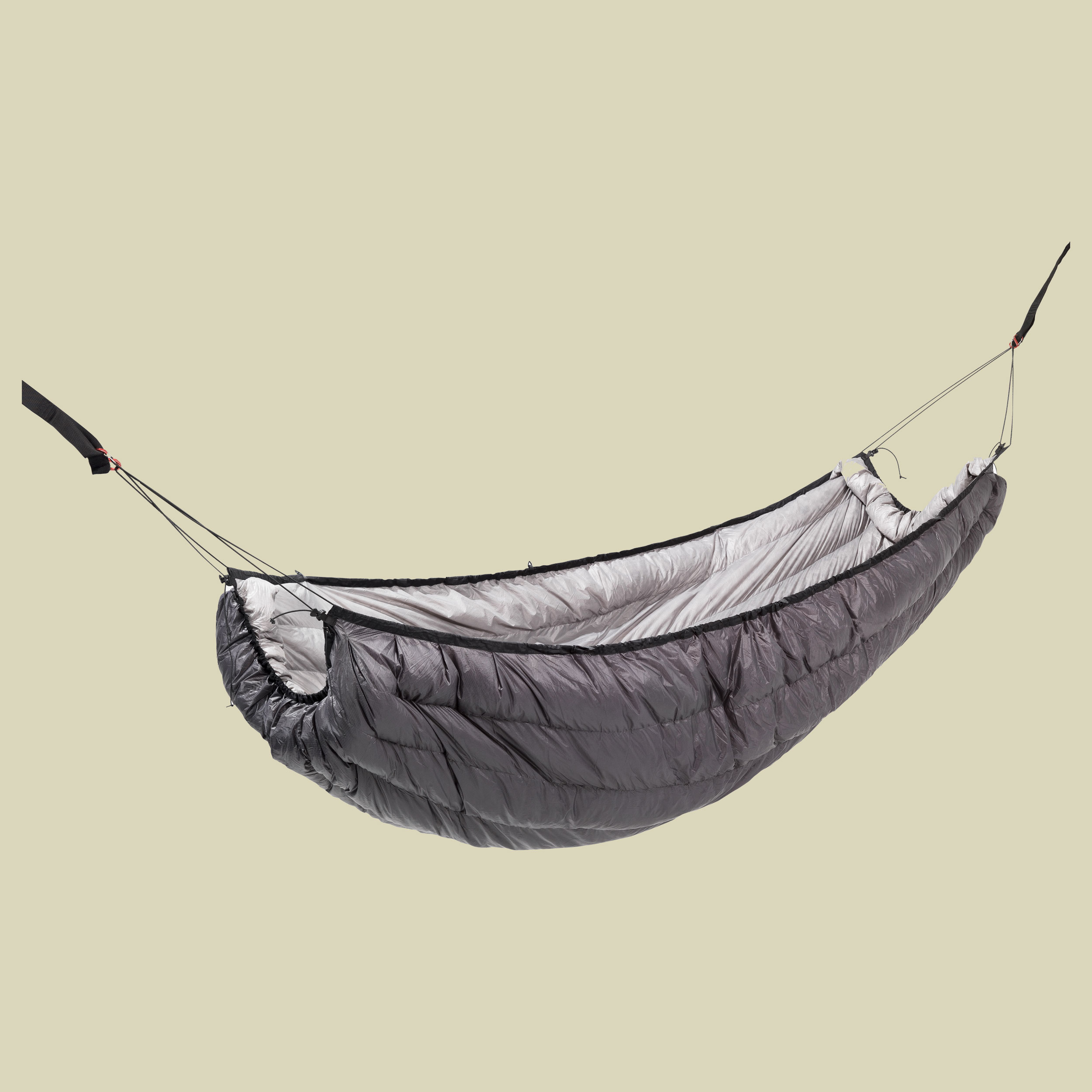 Hammock Underquilt Down Maße: 205 x 122/88 cm Farbe: tempest gray/ silverbird