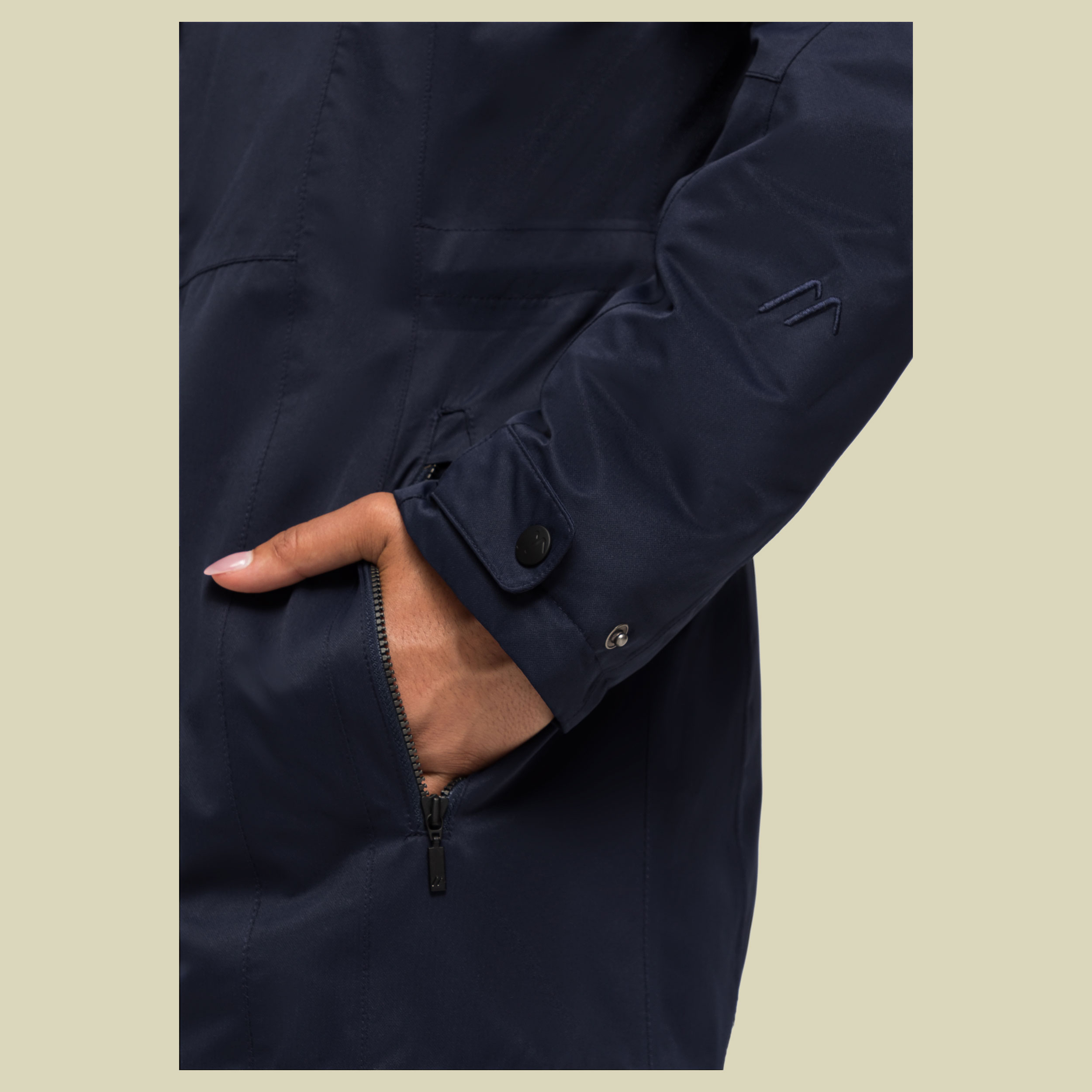 Lisa 2.1 Mantel Women blau 40 - night sky