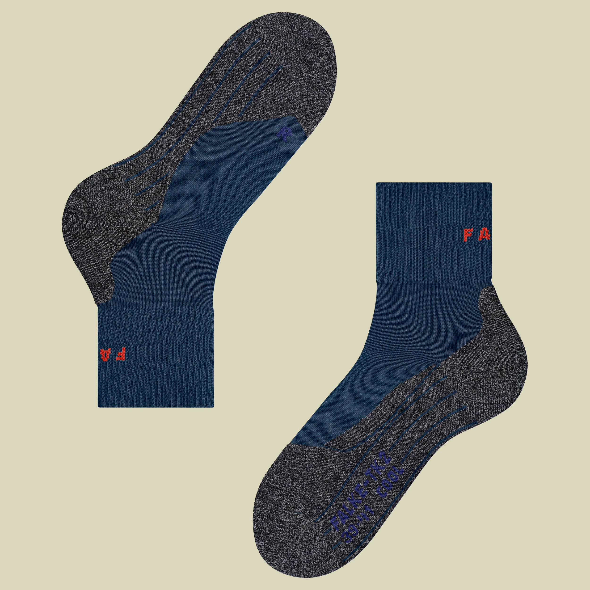 TK 2 Short Cool Men blau 42-43 - stone blue
