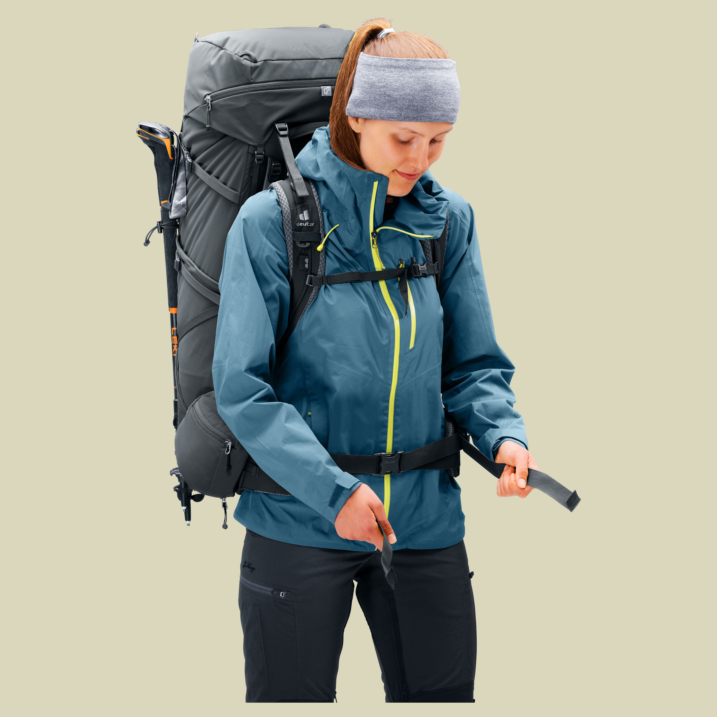 Aircontact Core 55+10 SL Women 55 + 10 grau - graphite