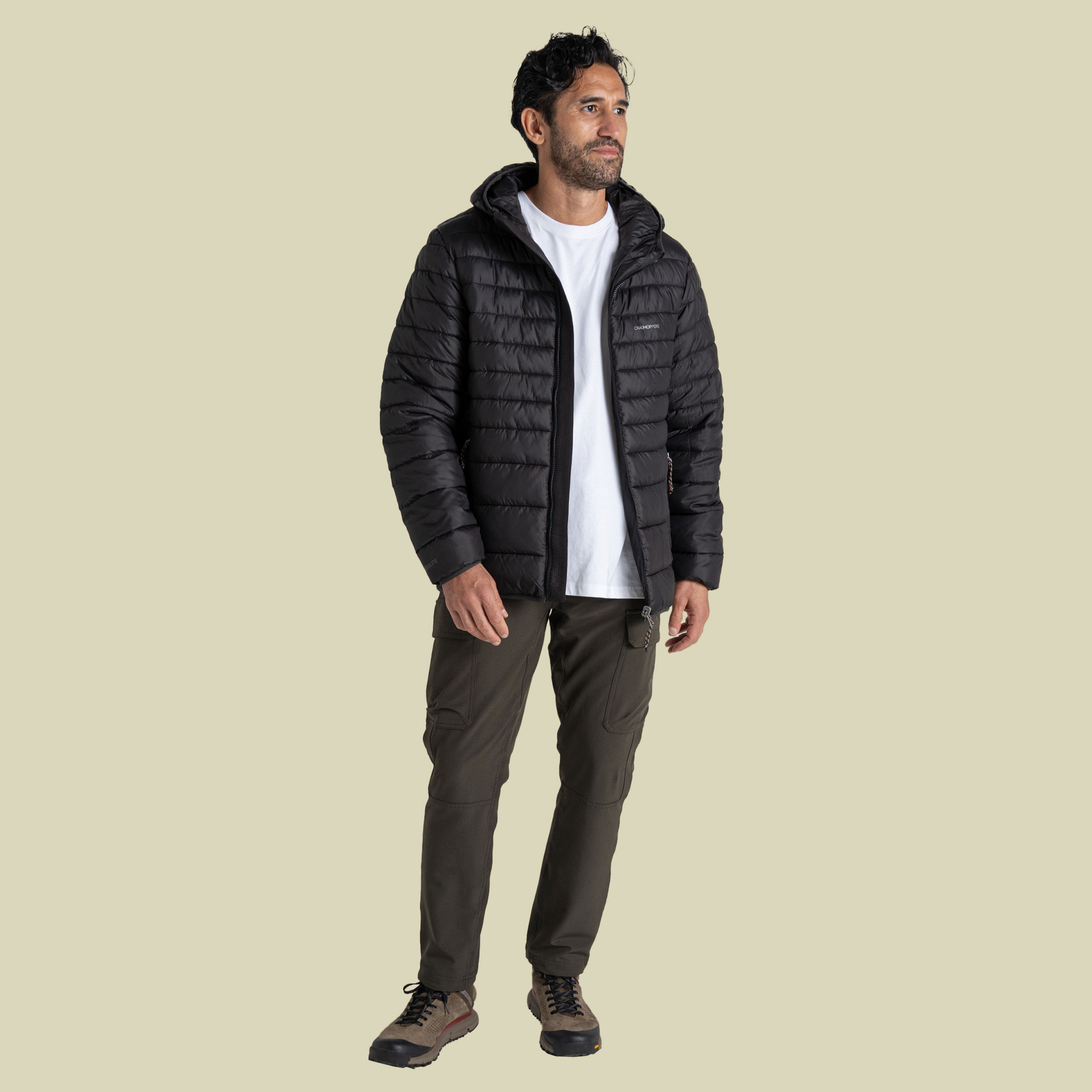 Compresslite IX Hooded Jacket  Men S schwarz - black