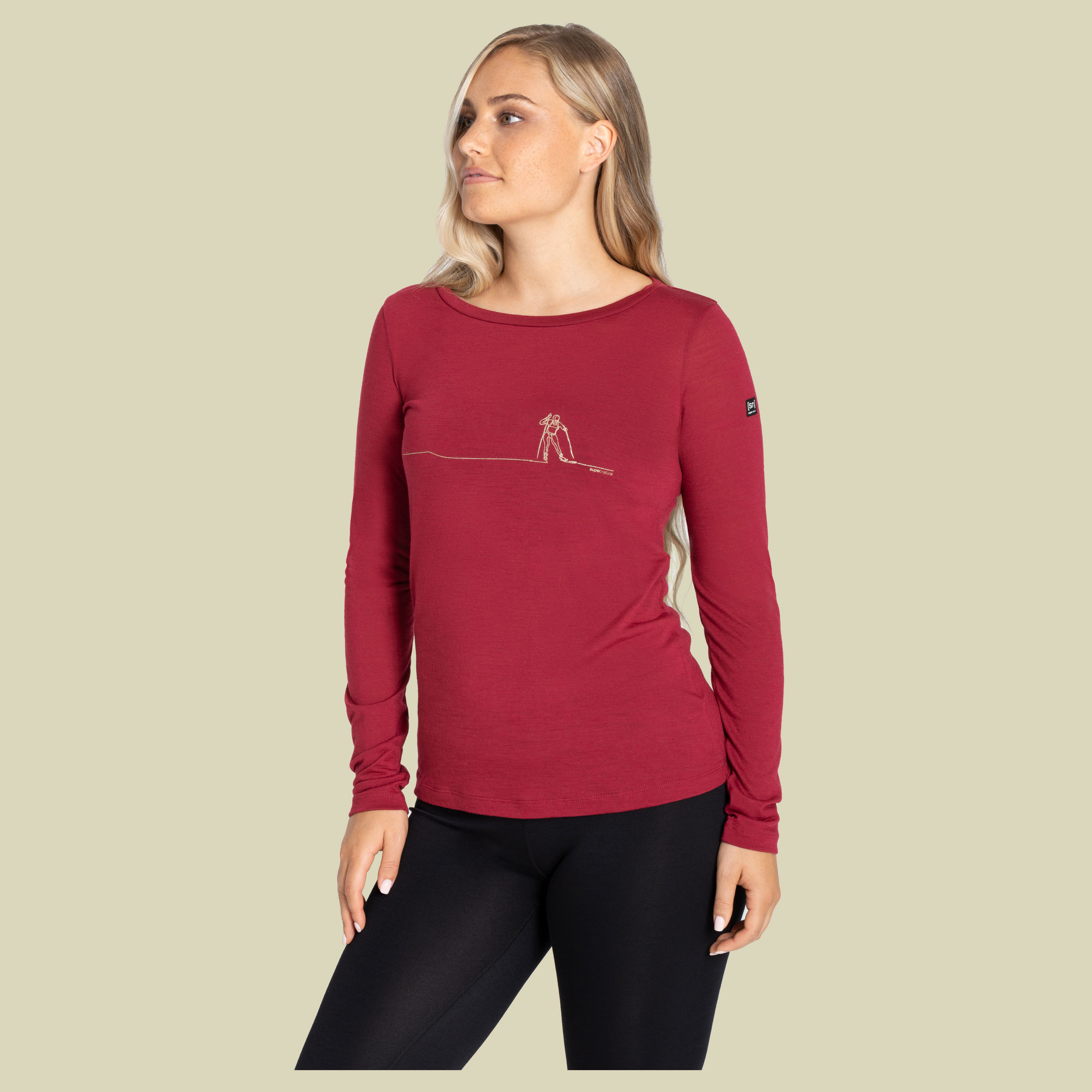 Cross Country LS Women Größe M  Farbe rumba red/gold