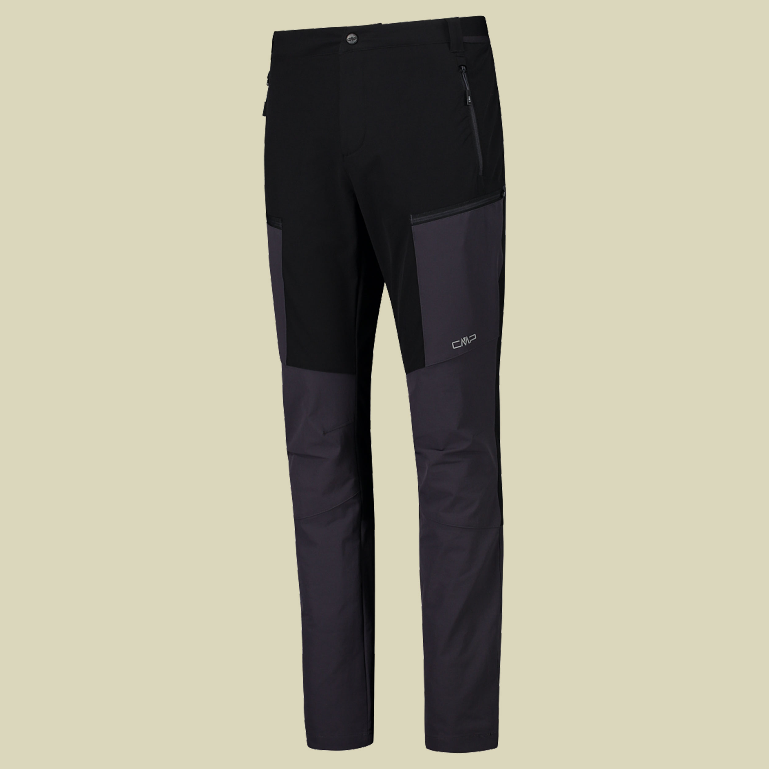 Man Long Pant Light Stretch 32T6667 Größe 52 Farbe U901 nero