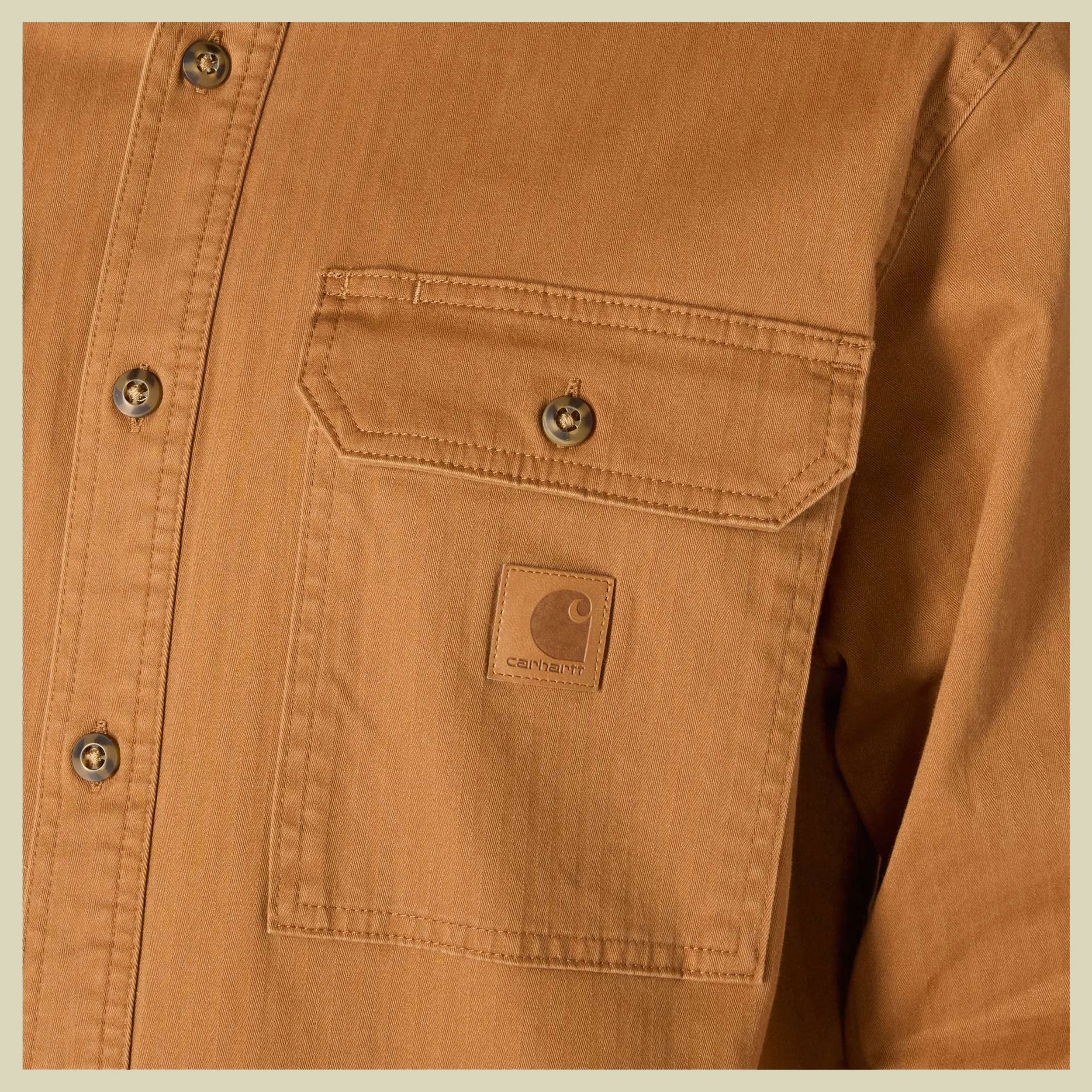 Newcastle Shirt Jac Men XL braun - Farbe carhartt brown