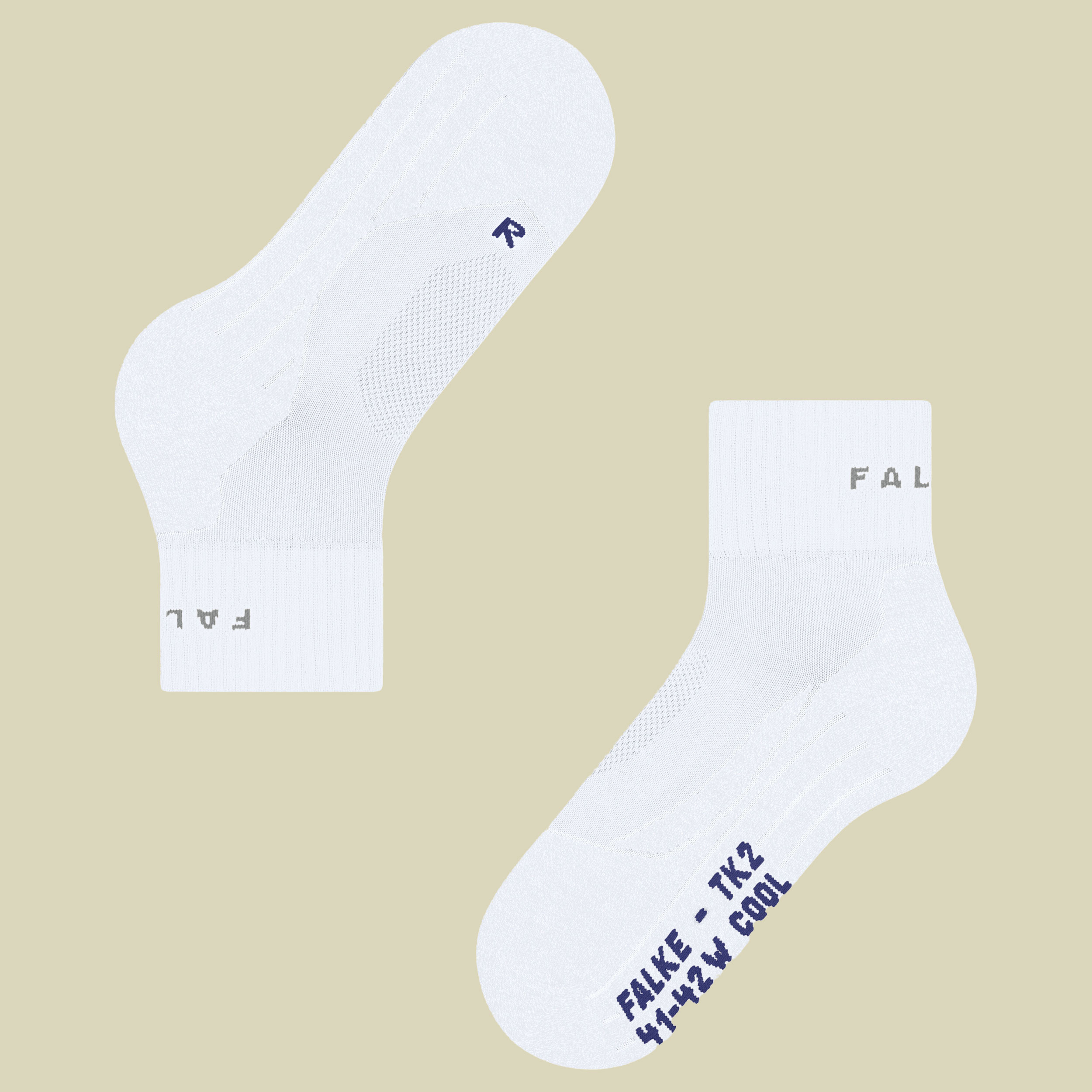 TK 2 Short Cool Men weiß 46-48 - white