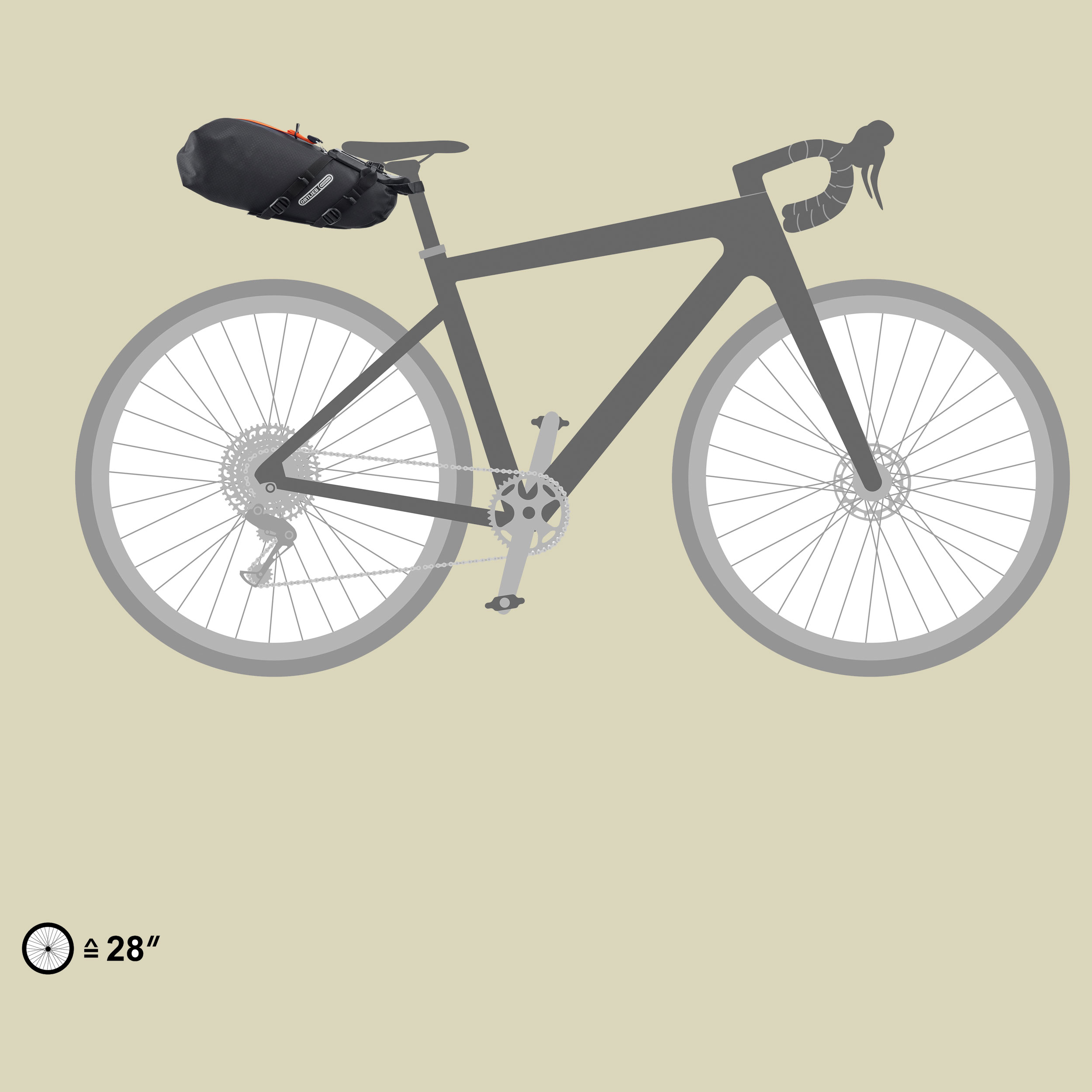 Seat-Pack QR 7,5 L schwarz - black