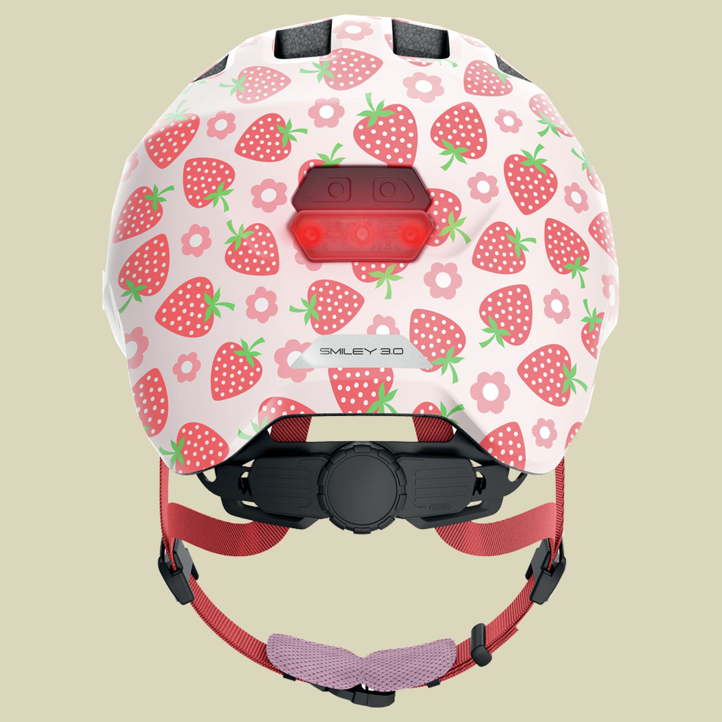 Smiley 3.0 LED Kopfumfang S 45-50 cm Farbe rose strawberry