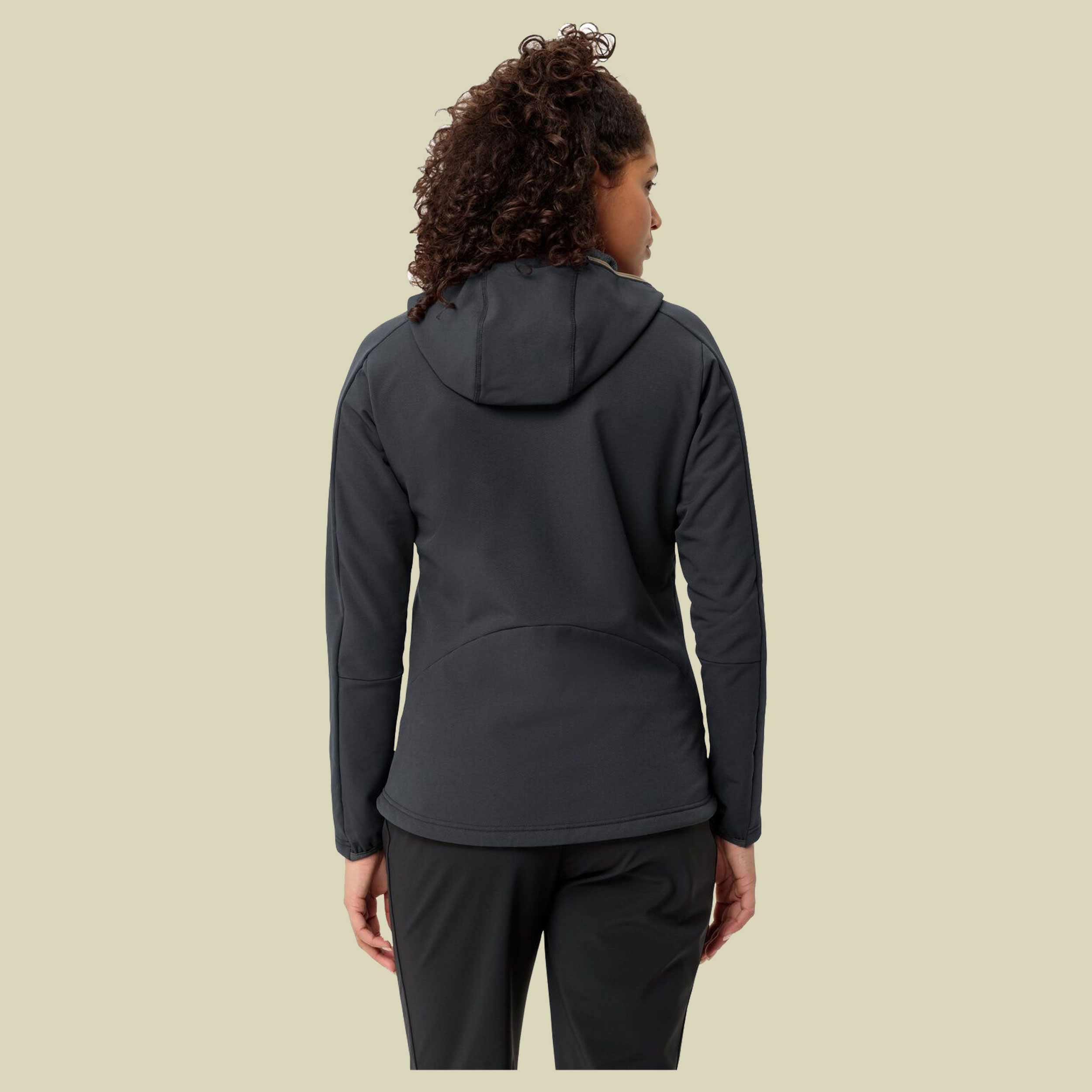 Elope Stormfleece Hoody Women 44 schwarz - phantom black