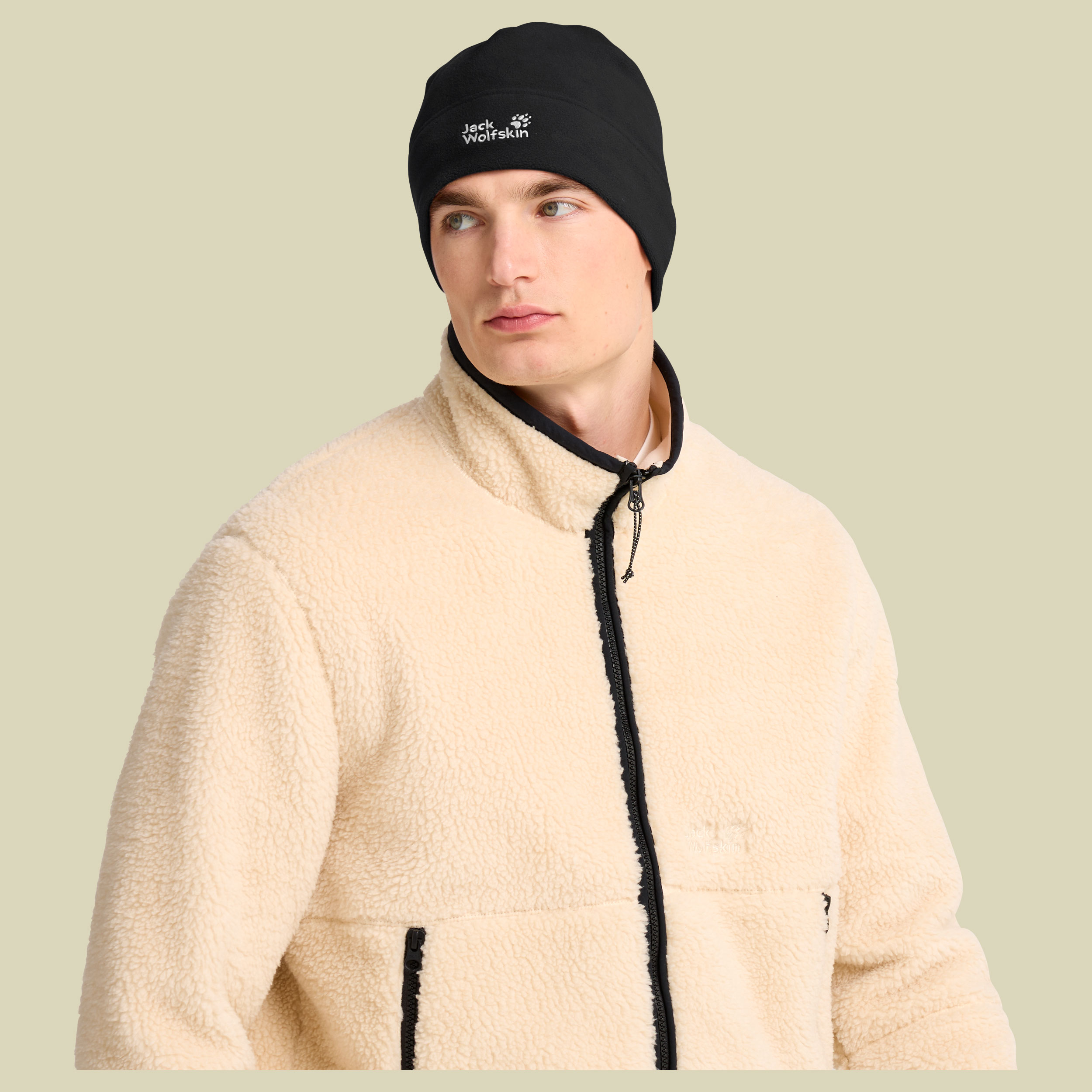 Real Stuff Beanie schwarz one size - black