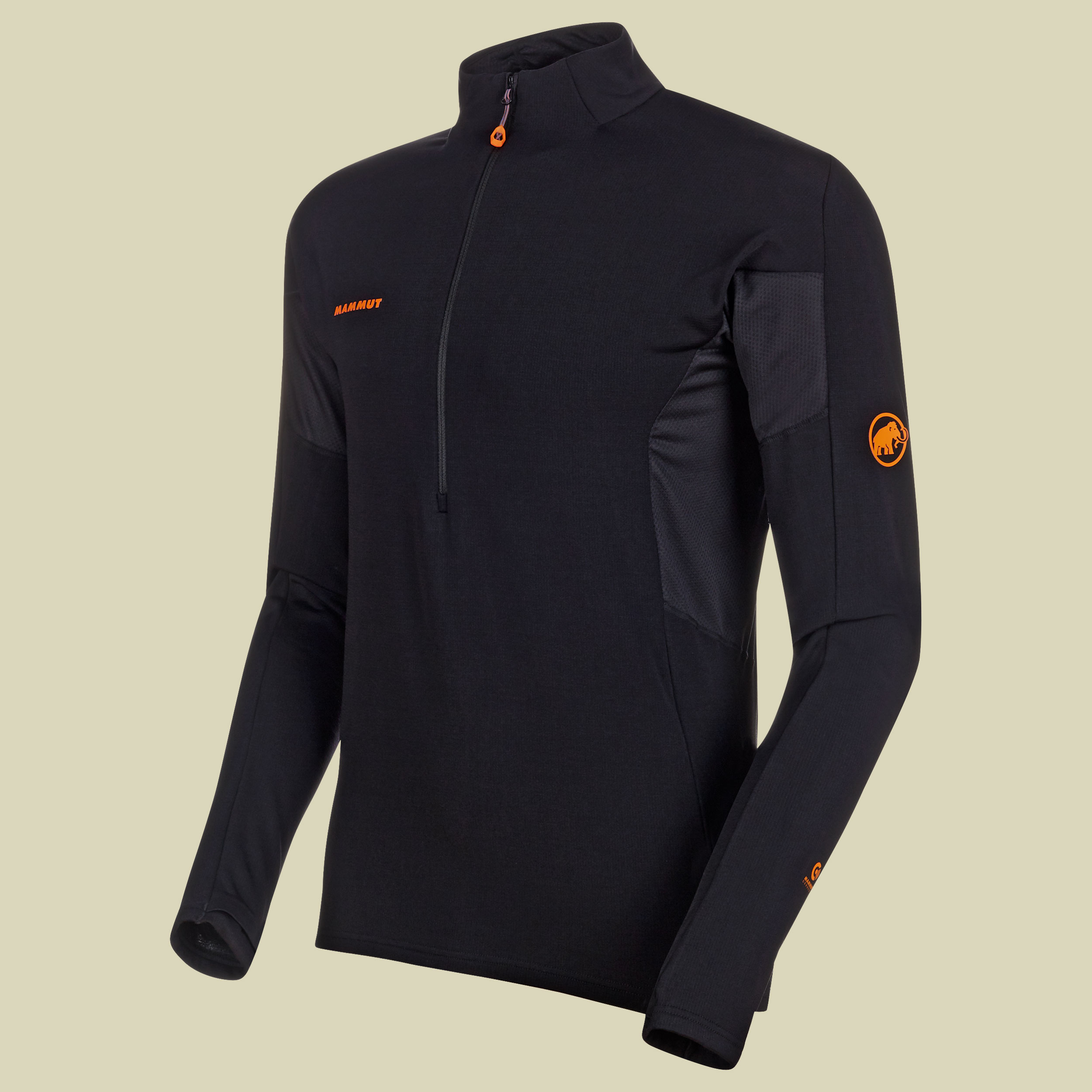 Moench Advanced Half Zip Longsleeve Men  Größe S Farbe black